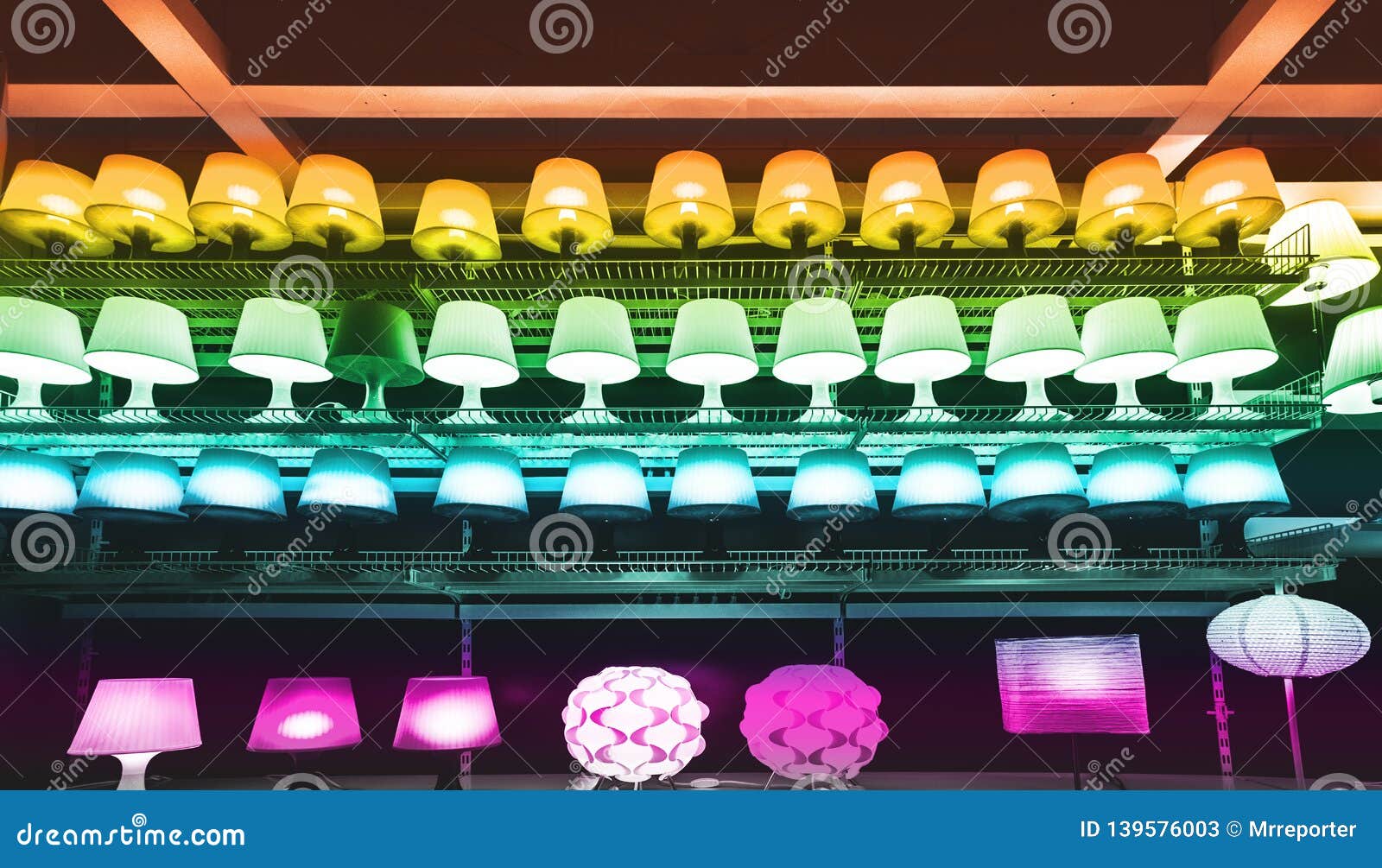 Electric light store stock image. Image of goods, electricity 139576003