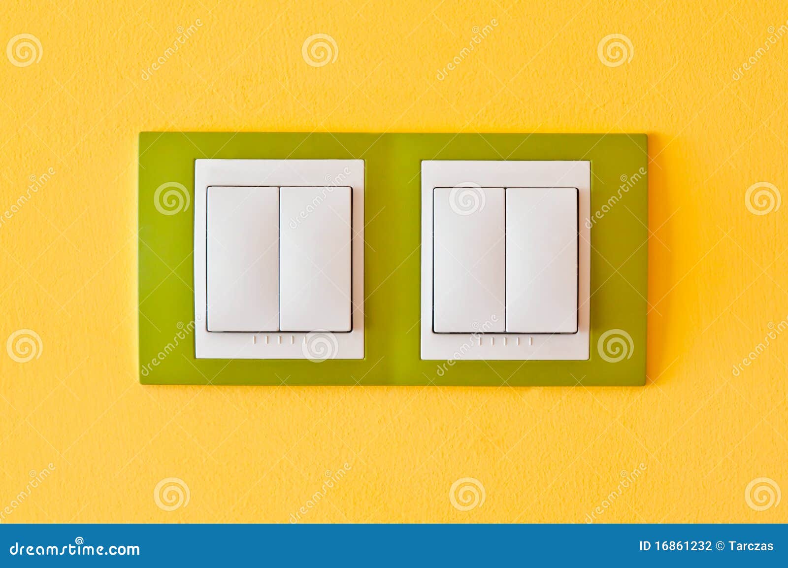 Electric Light Switch on the Wall Stock Photo Image of electric