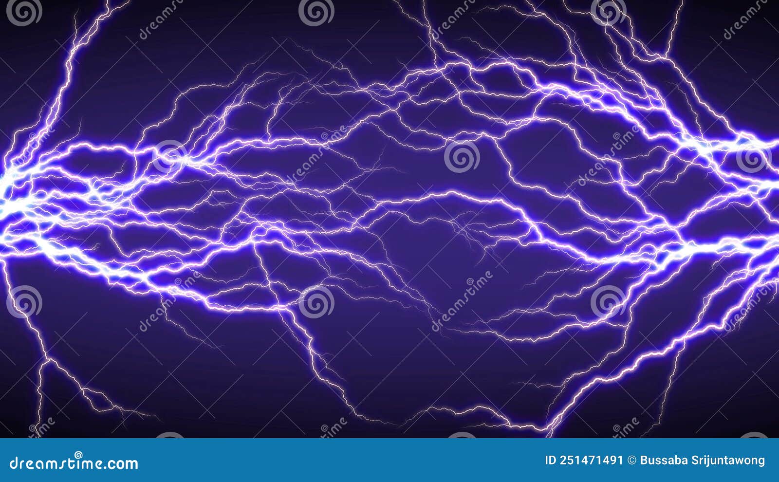 Electric Lighting Effect, Abstract Techno Backgrounds for Your Design Stock Illustration