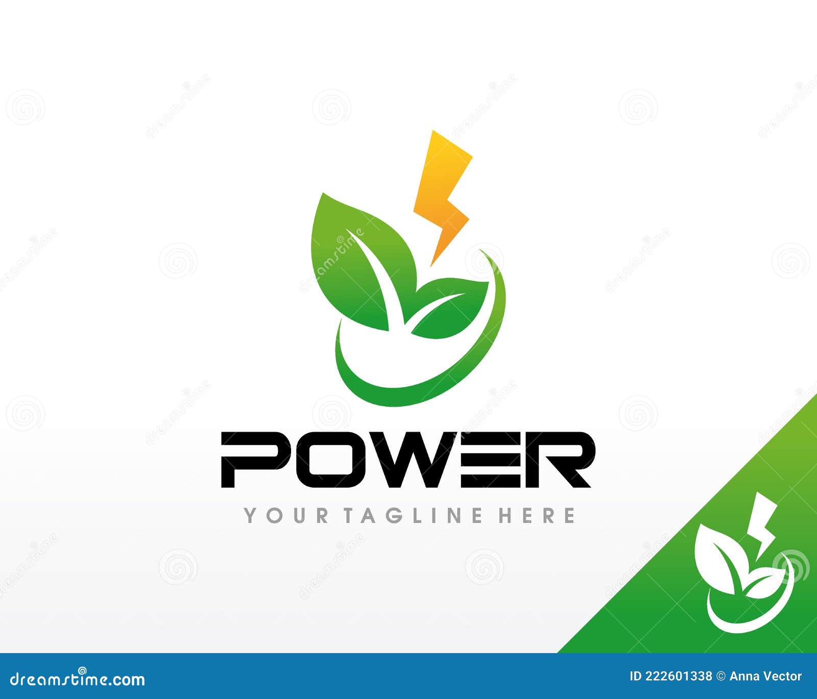 Electric Logo. Electrical Power Logo Design Vector Stock Vector