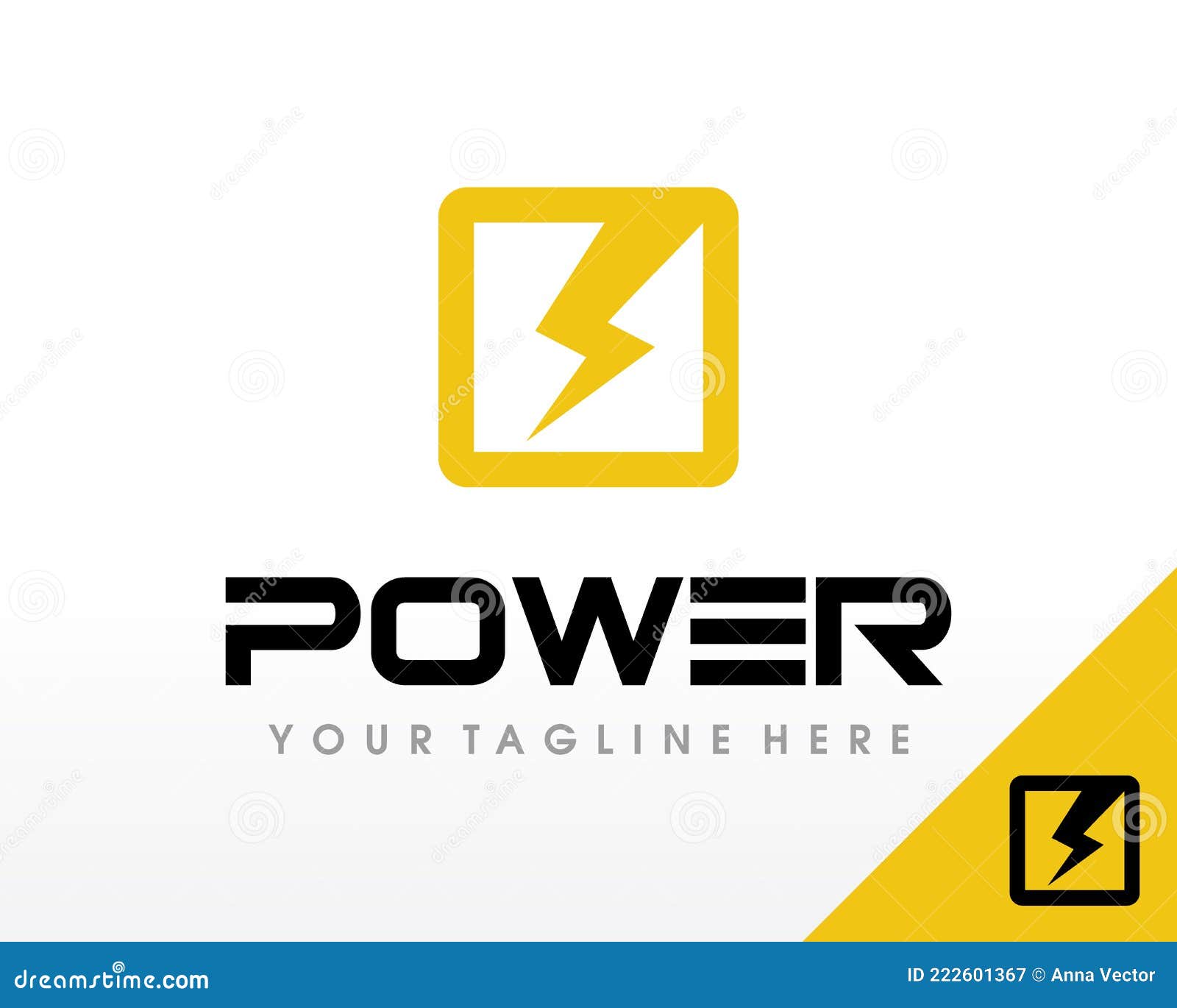 Electric Logo. Electrical Power Logo Design Vector Stock Vector