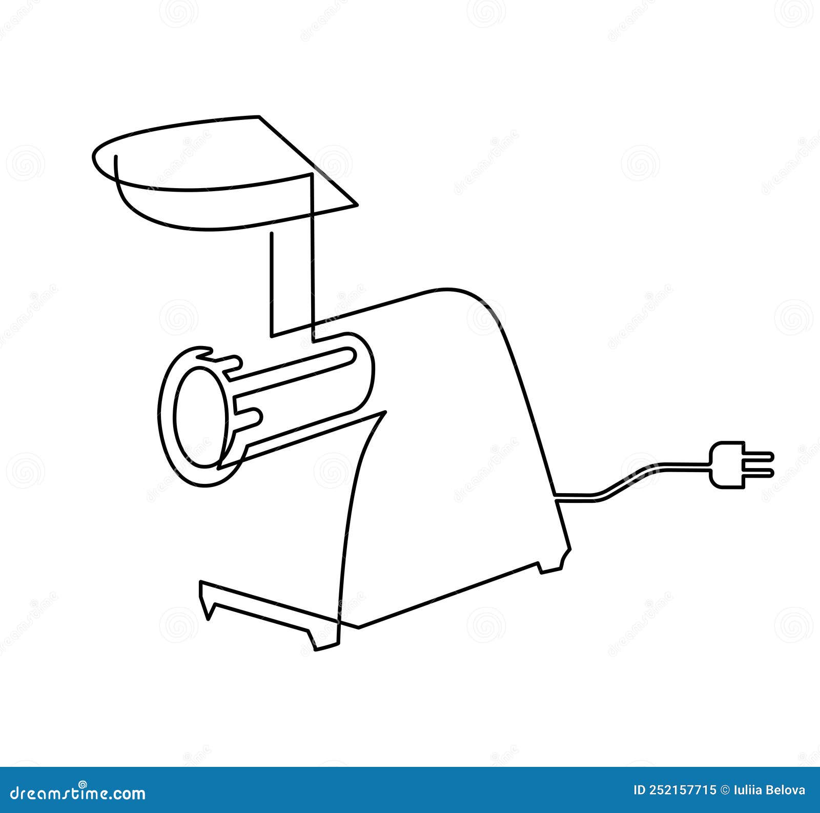 Electric Meat Grinder, an Electric Tool for Chopping Meat and Making