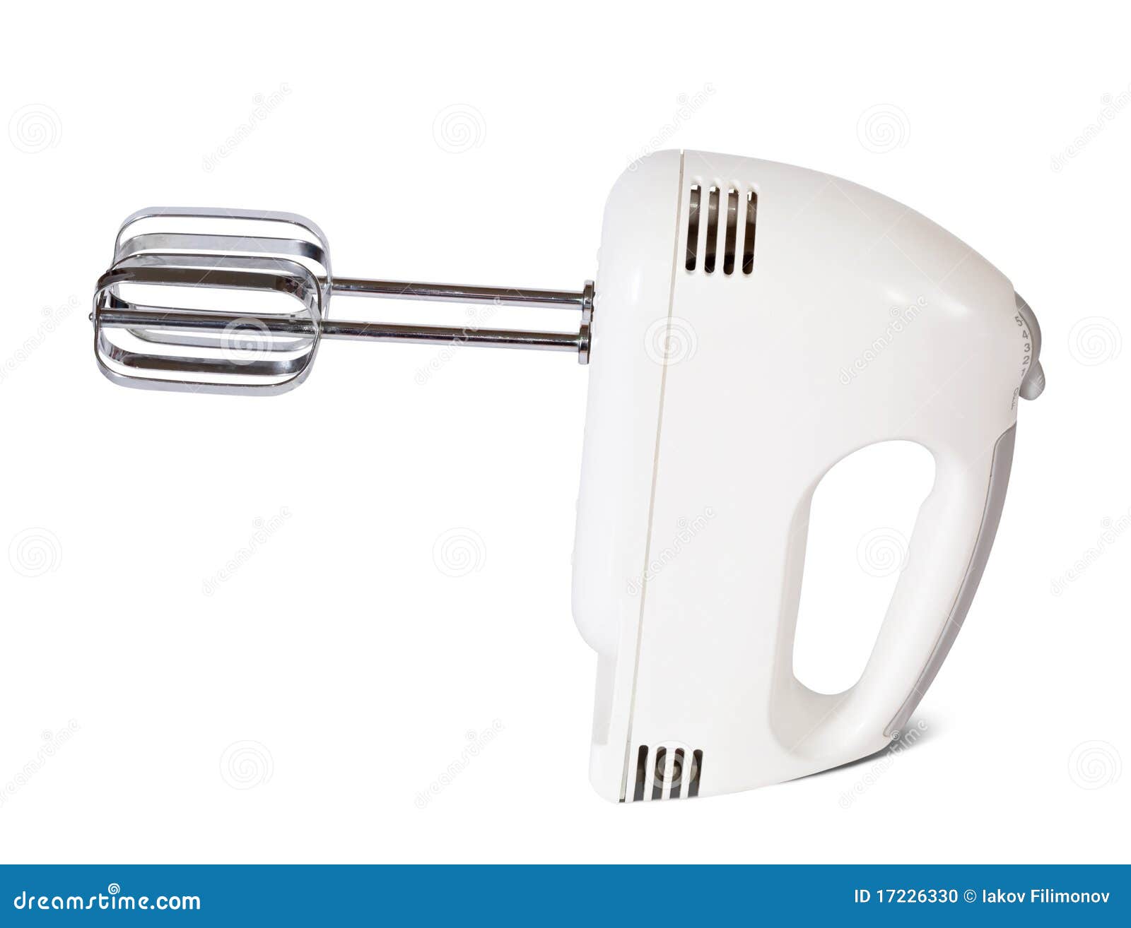 Electric Mixer On White Background Stock Photo Image of home, modern