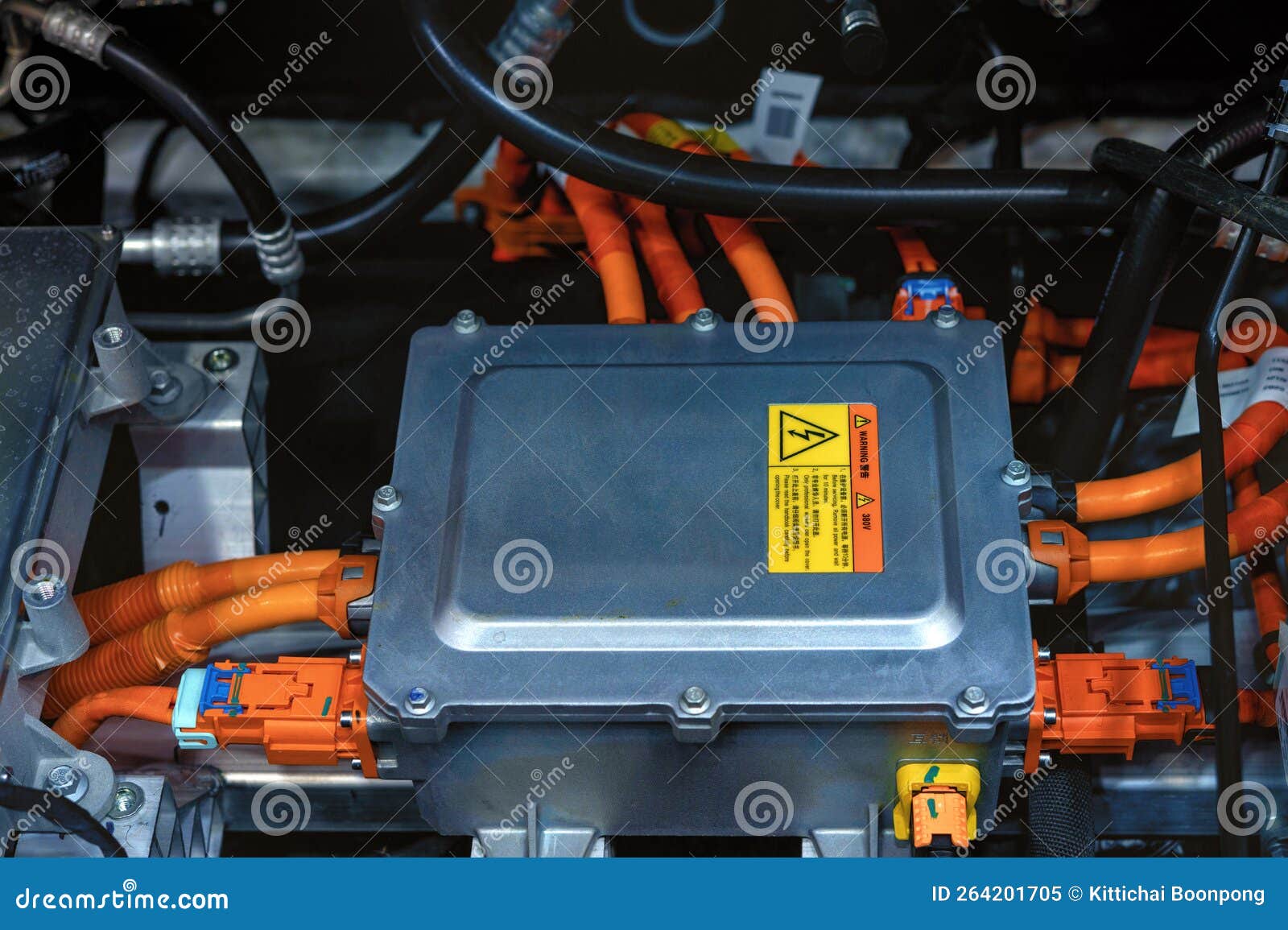 The Electric Motor Components Inside an Engine Stock Image Image of