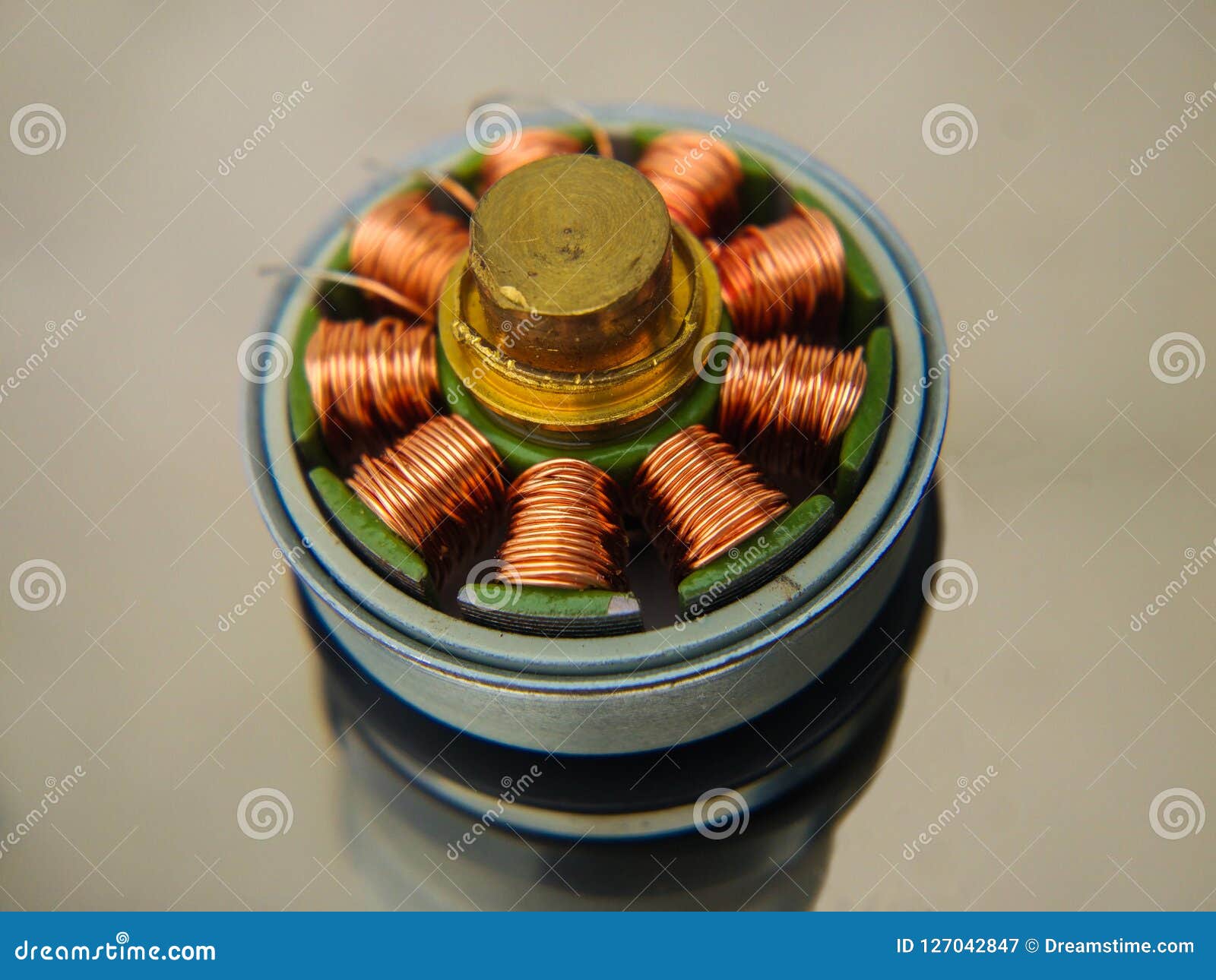 Electric motor inside stock image. Image of multicolored 127042847