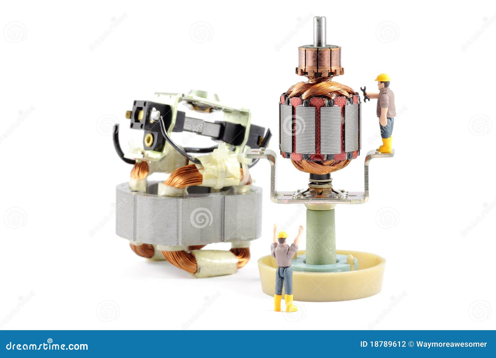 Electric Motor Repair stock photo. Image of rotor, brushed 18789612