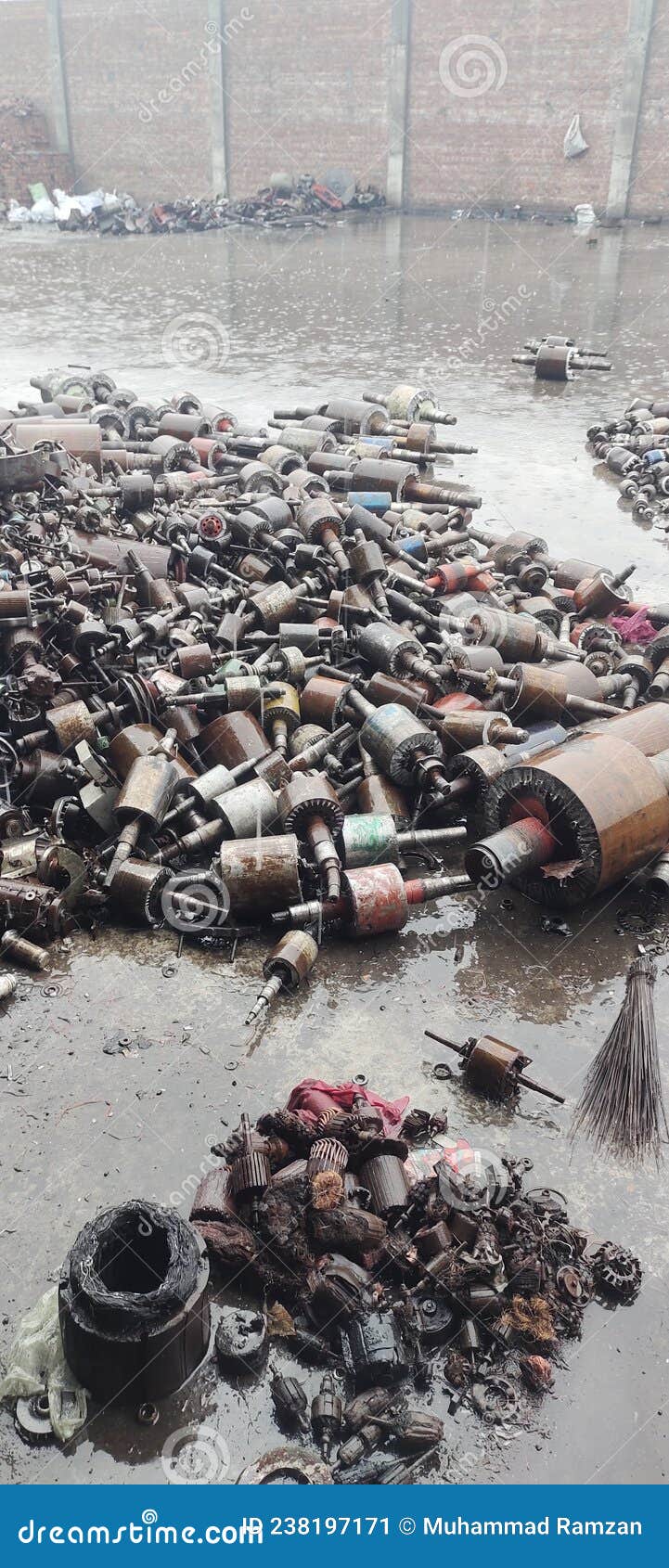 Electric Motor Scrap Rotor in Pakistan 1 Stock Image Image of motor, pattern 238197171