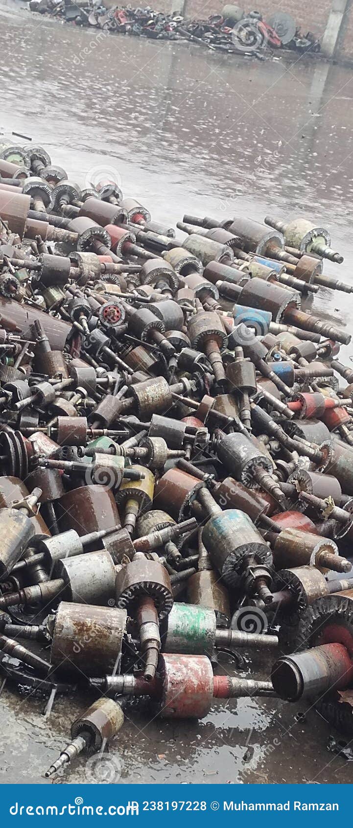 Electric Motor Scrap Rotor in Pakistan Stock Photo Image of motor, pakistan 238197228