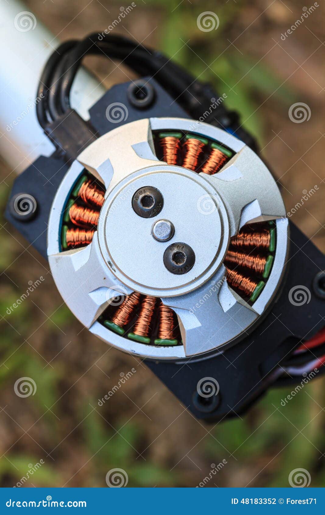 Electric Motor of a Small Size Stock Photo Image of electric