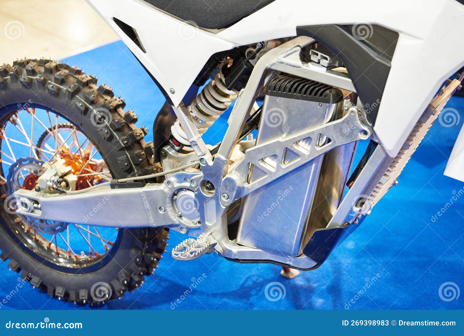 Electric motorcycle stock image. Image of transportation 269398983