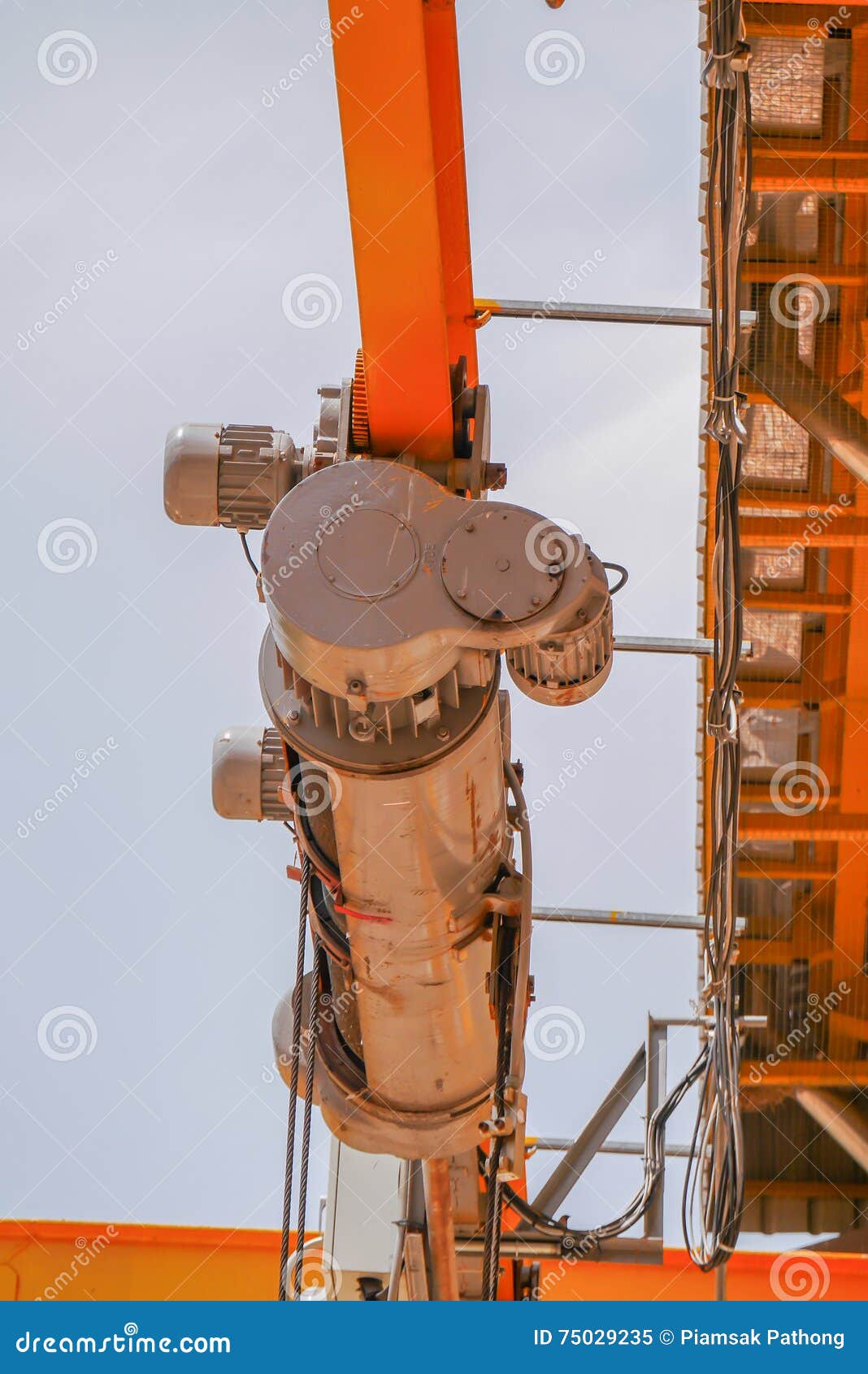 Electric motors stock image. Image of machinery, lift 75029235