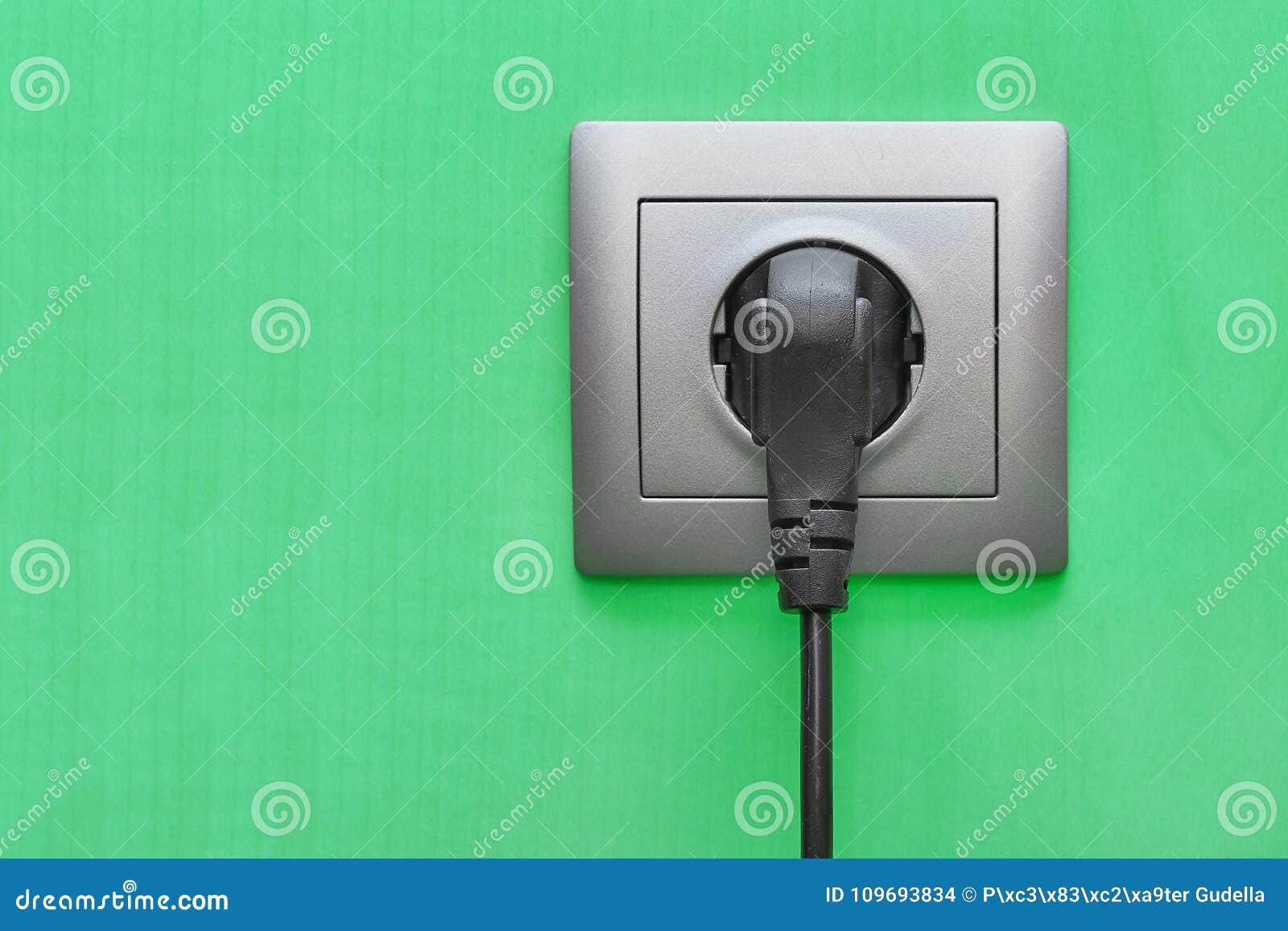 Electric Socket Closeup stock photo. Image of interior 109693834