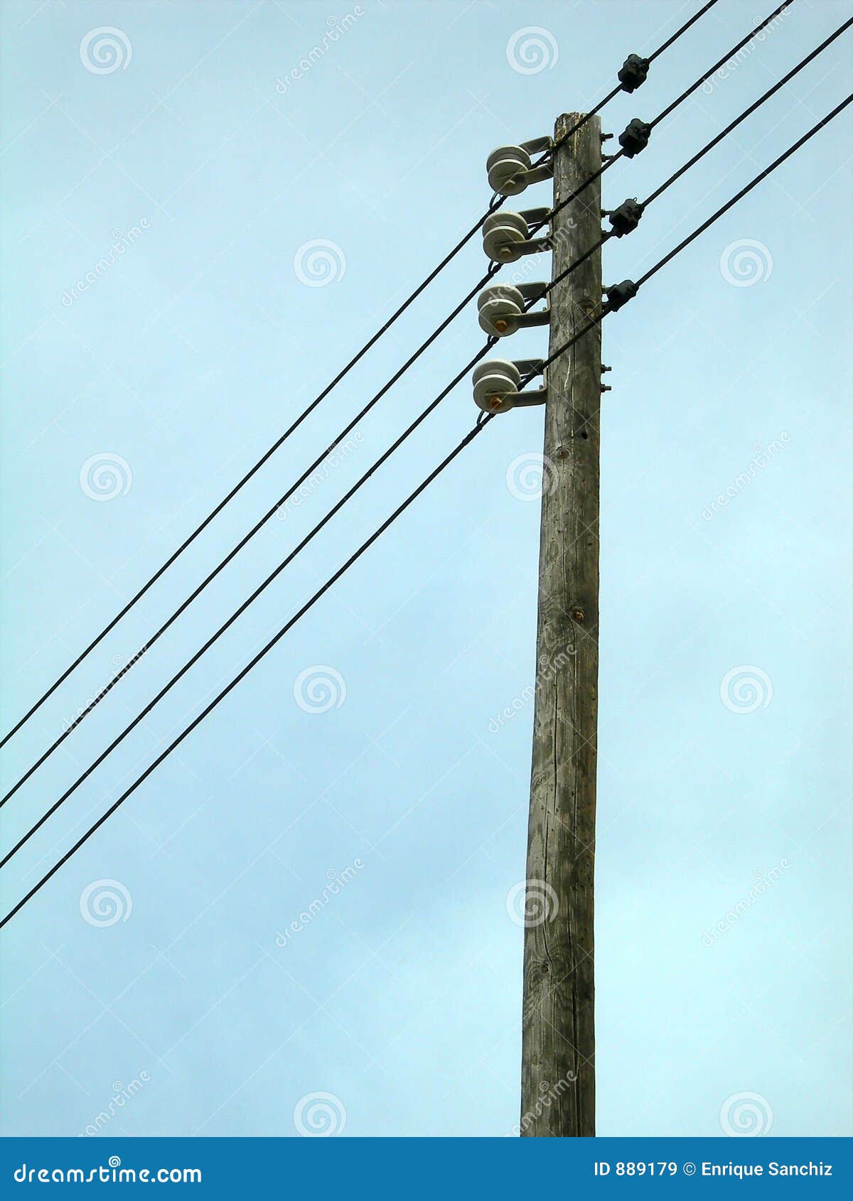 Electric Post Royalty Free Stock Images - Image: 889179