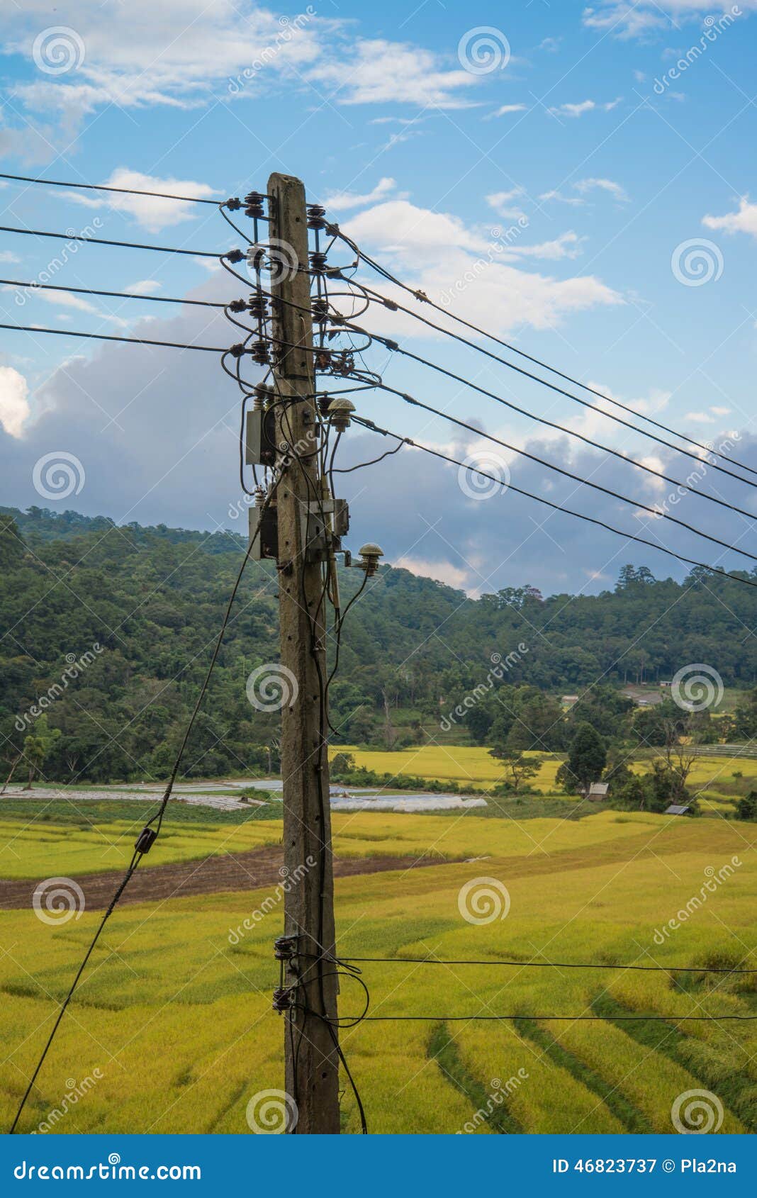 Electric post stock image. Image of energy, creativity 46823737