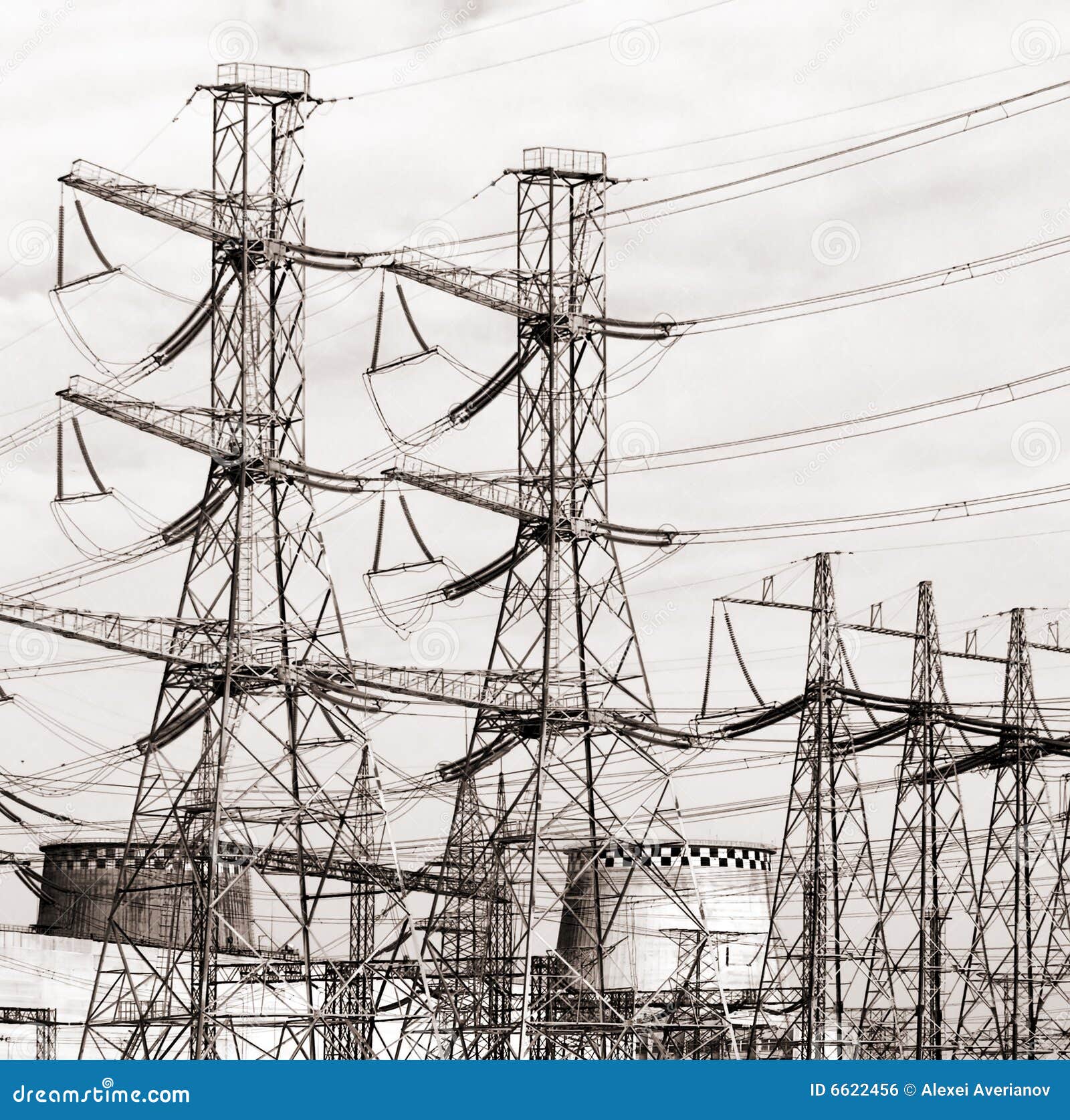Electric power plant stock photo. Image of manufacturing 6622456