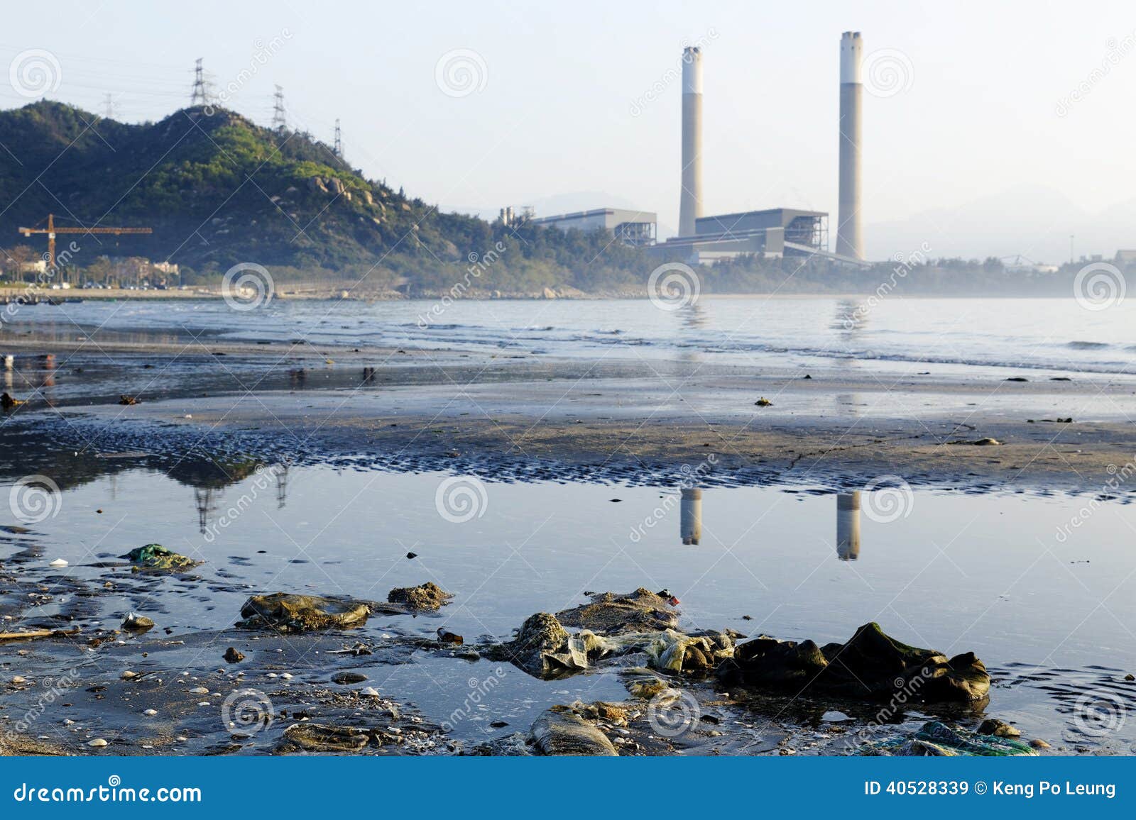 Electric power plant stock image. Image of dark, pollute 40528339
