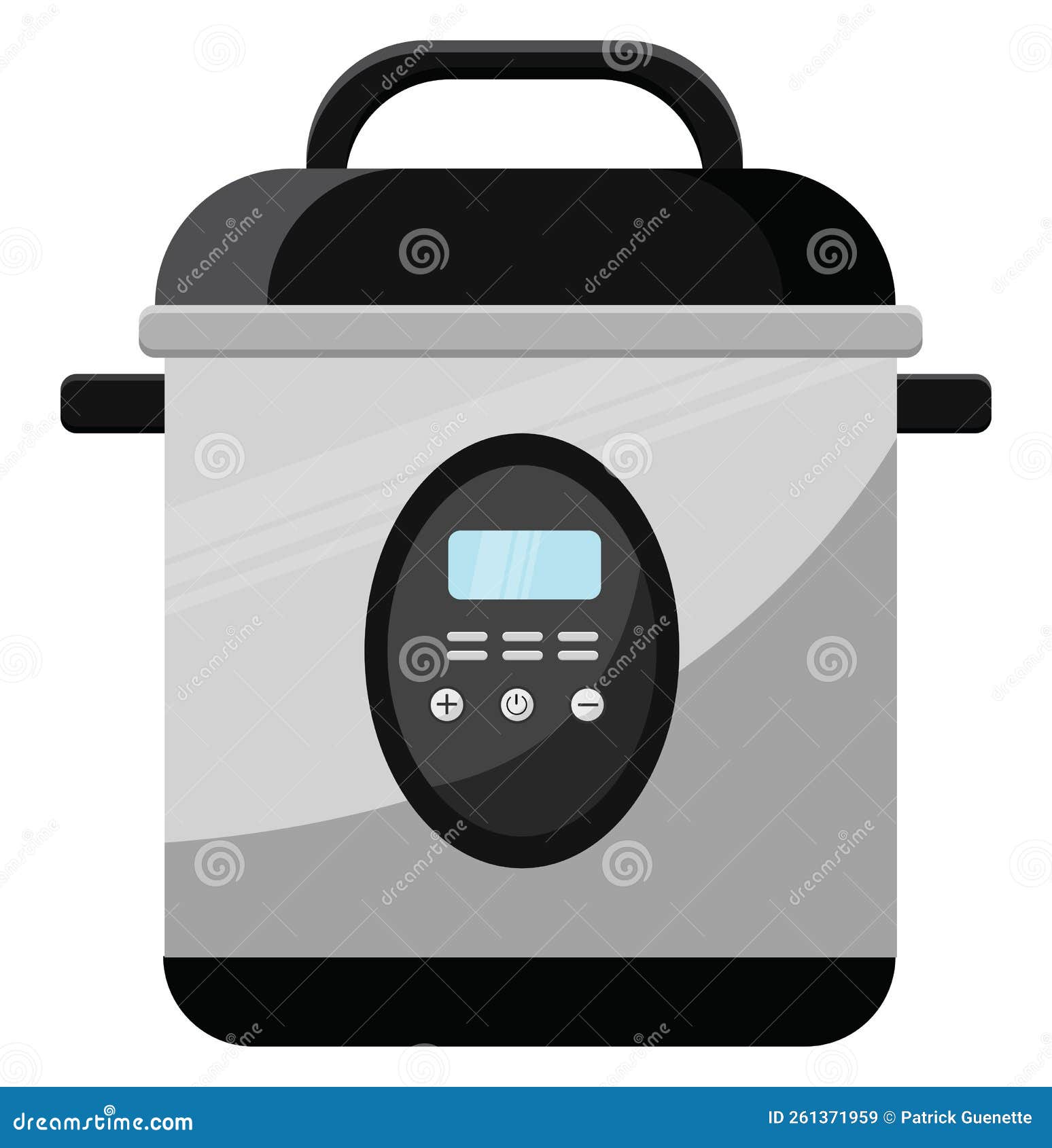 Electric Pressure Cooker, Icon Stock Vector Illustration of icon