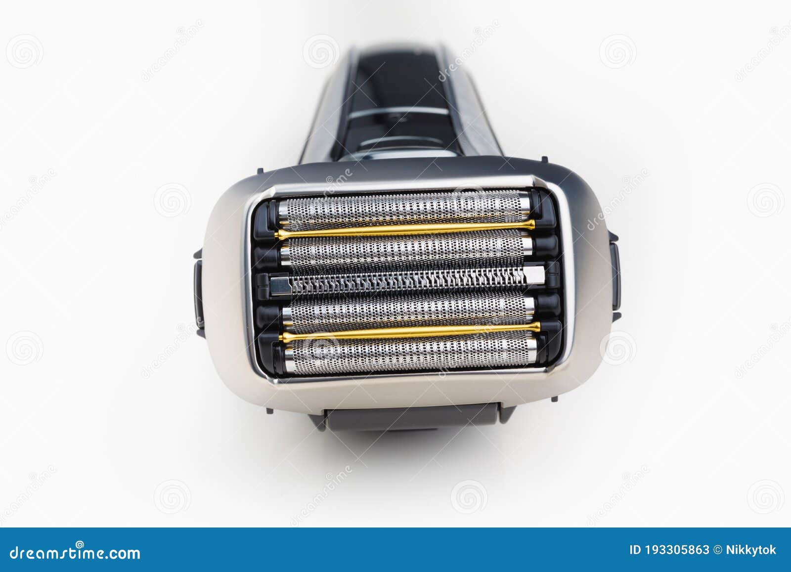 Electric Razor Foil Shaver on White Background Stock Image Image of