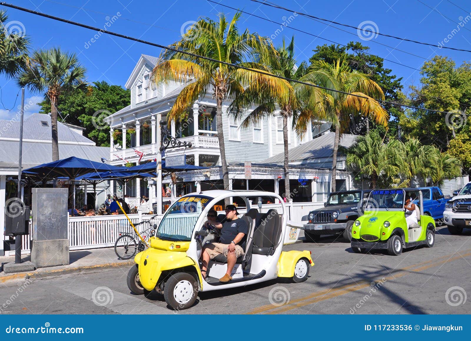 Electric Rental Car In Key West, Florida Editorial Photo - Image of