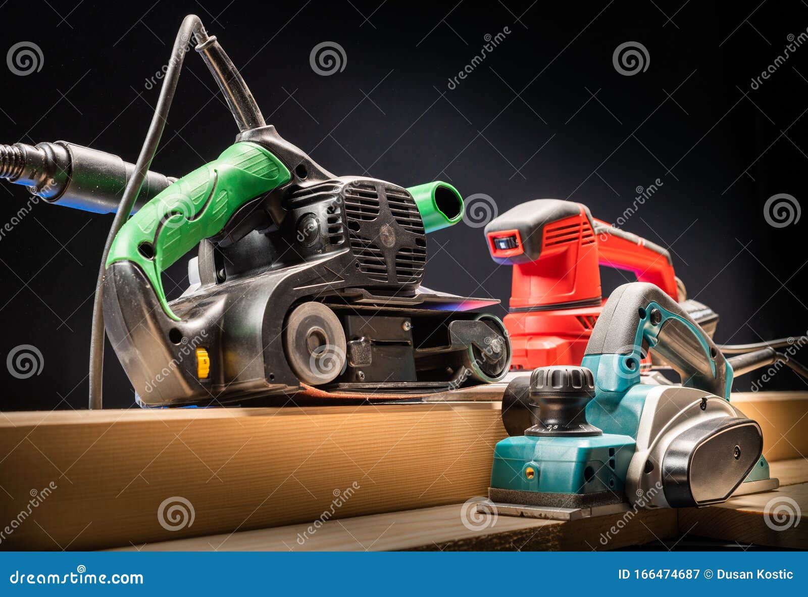 Electric Sandpaper,belt Sander,electric Sander Stock Image Image of