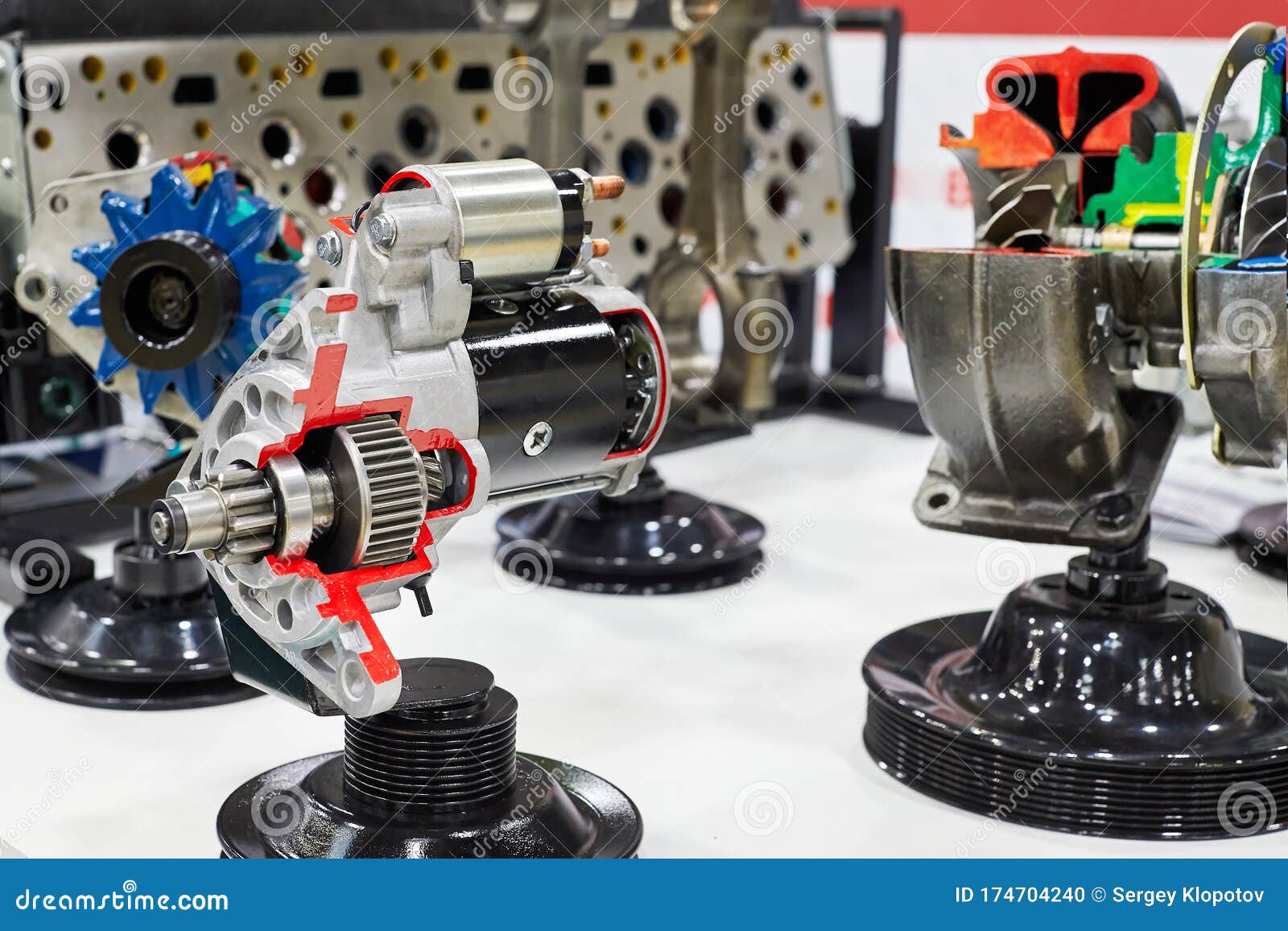 Electric Starter for a Car or Tractor Stock Photo Image of fuel, production 174704240