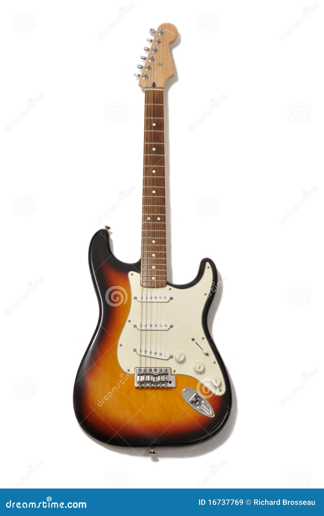 electric sunburst guitar 