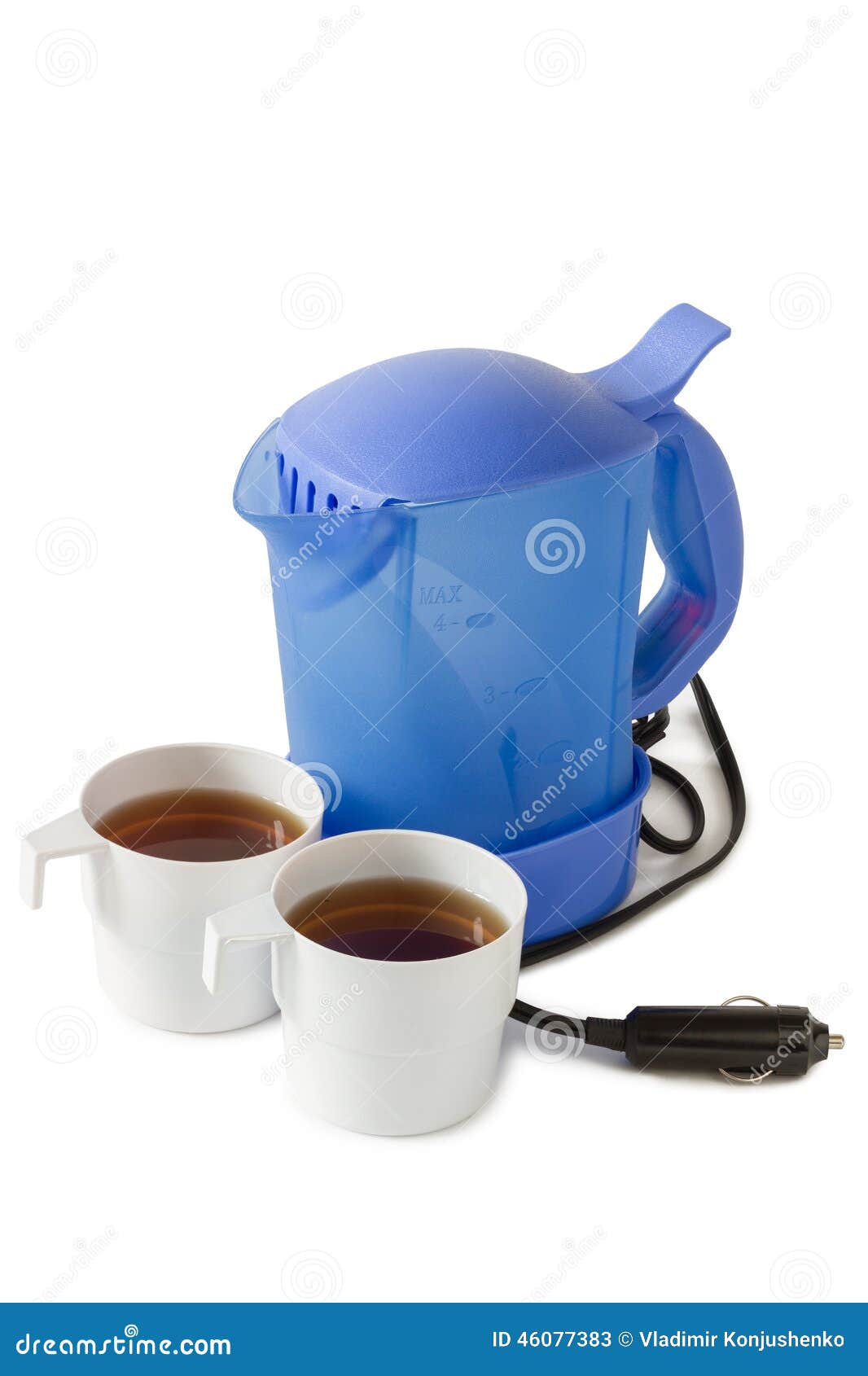 Electric teapot stock image. Image of plastic, front 46077383