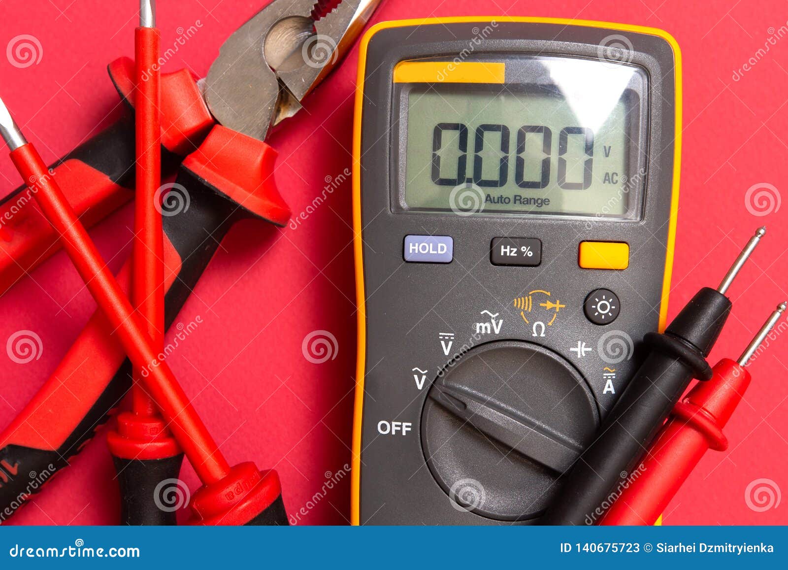 Electric Tools for Installing Works Stock Image Image of electricity