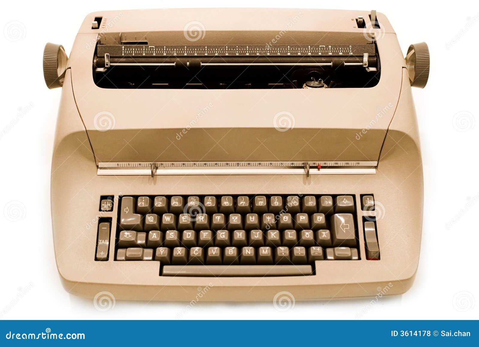 an electric typewriter