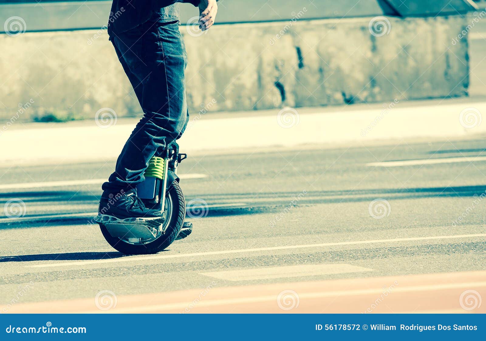 Electric Unicycle stock photo. Image of wheel, leisure 56178572