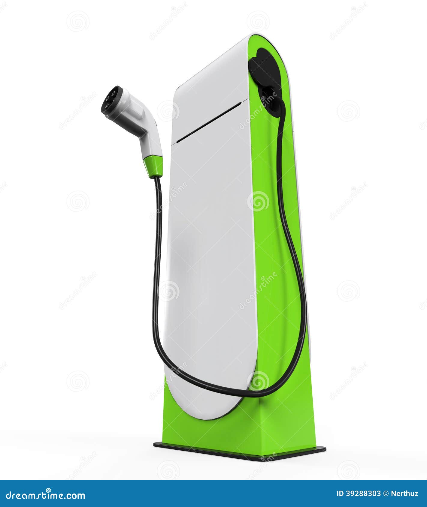 Electric Vehicle Charging Station Stock Illustration Illustration of