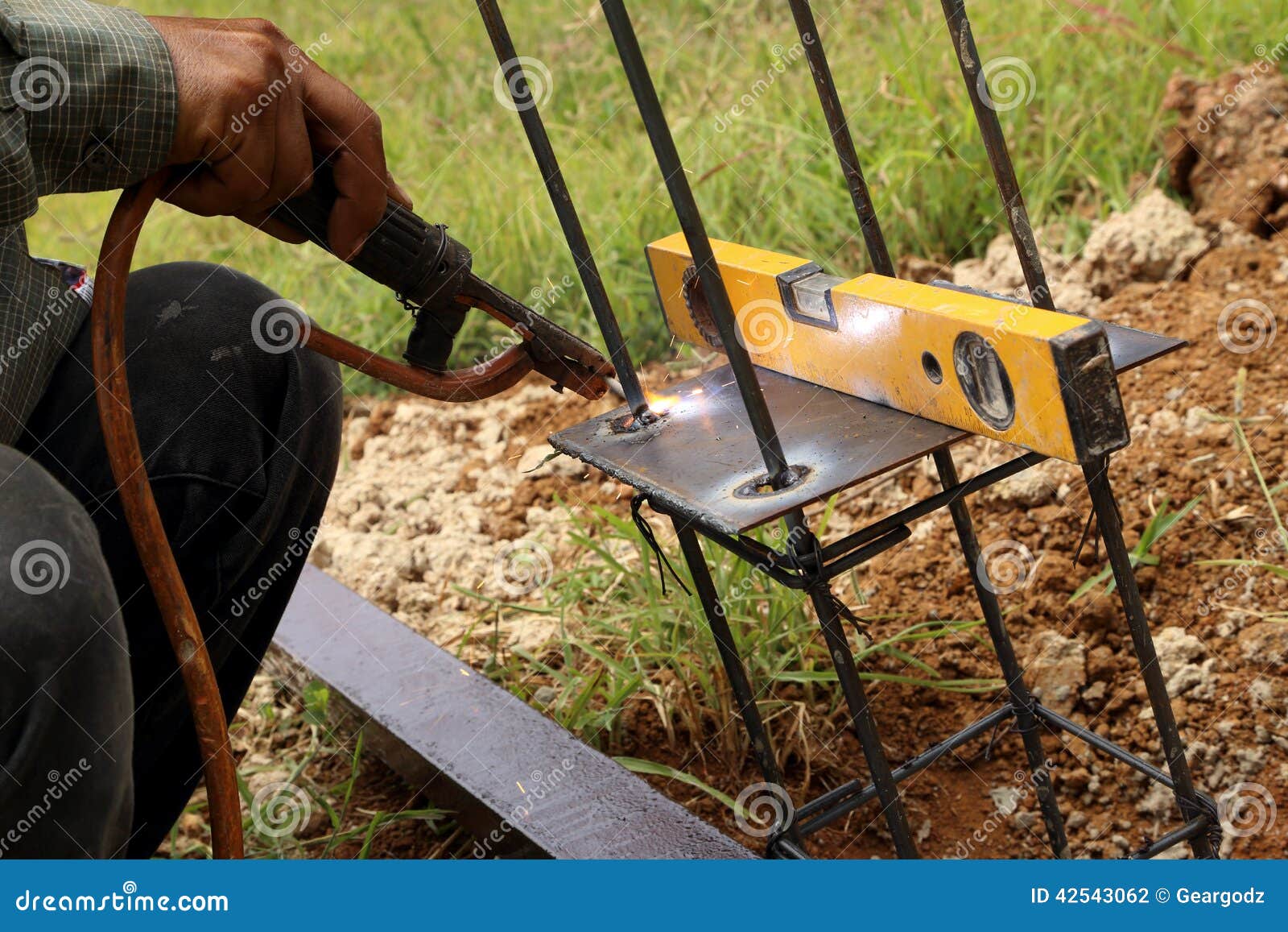 Electric Welding Connecting Metal Stock Photo Image of equipment