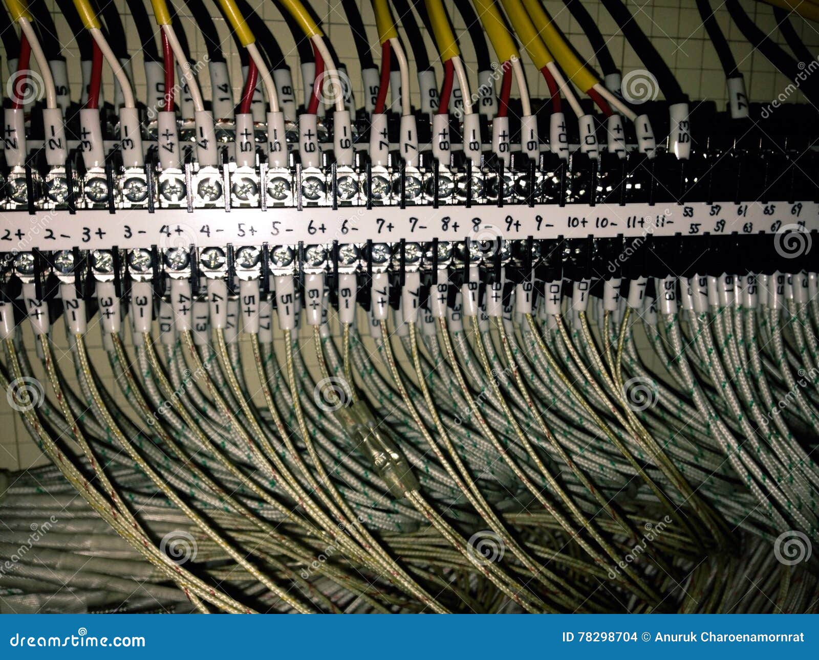 Electric Wiring Inside Mold Stock Photo Image of industry, technology