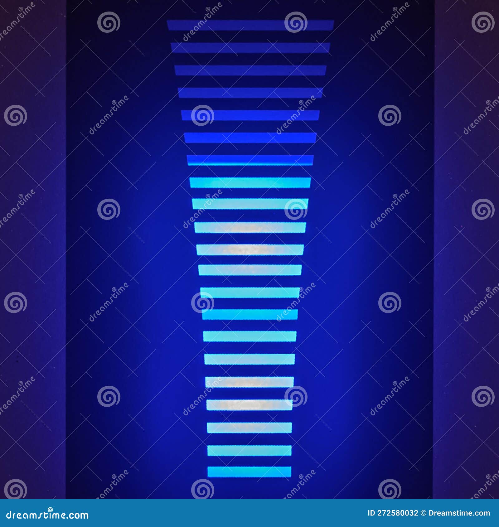 Electrical Appliance Blue Led Light Function Indicator. Stock Photo
