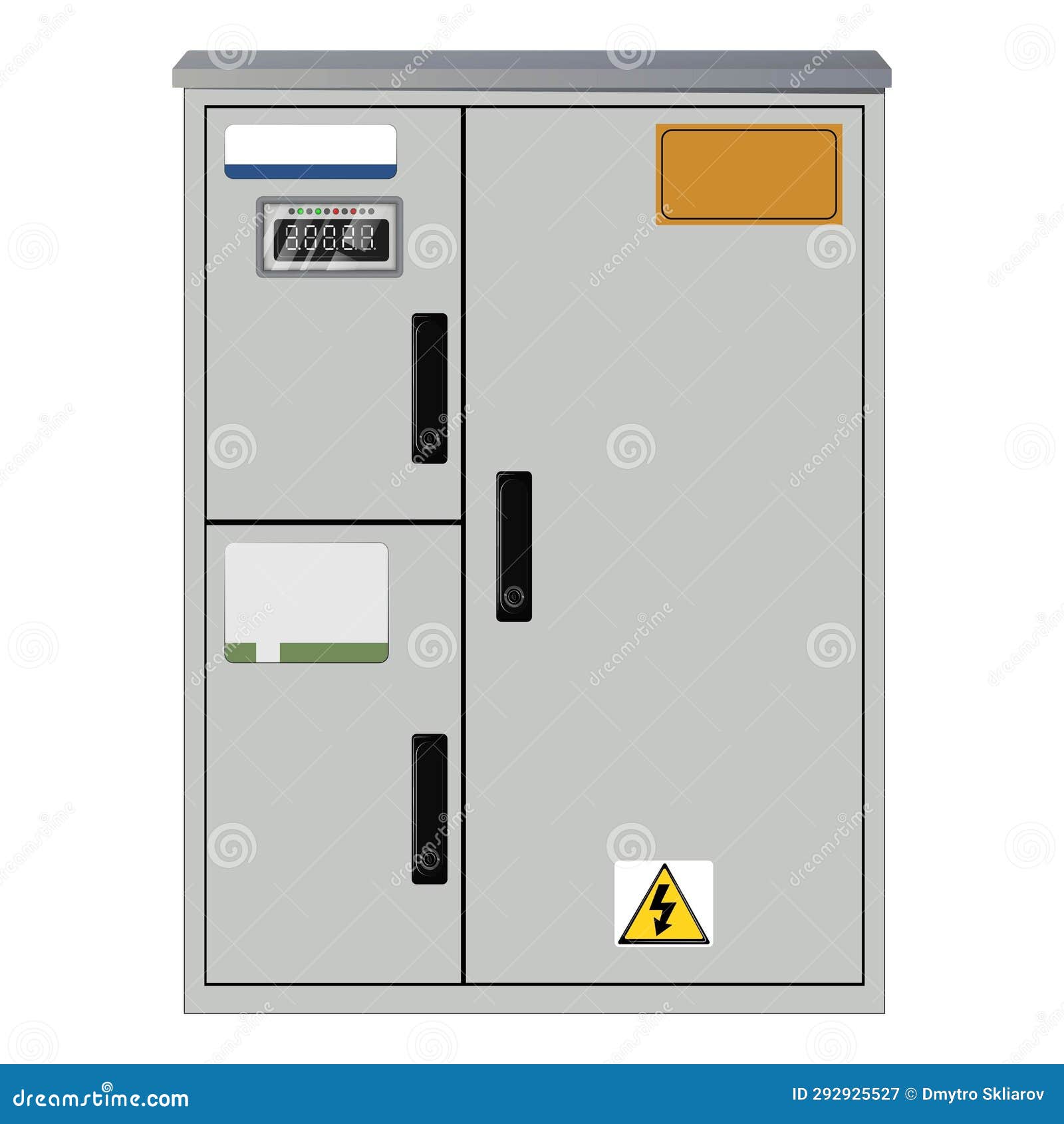 Electrical Box, Industrial Electrical Control Panel. Electricity