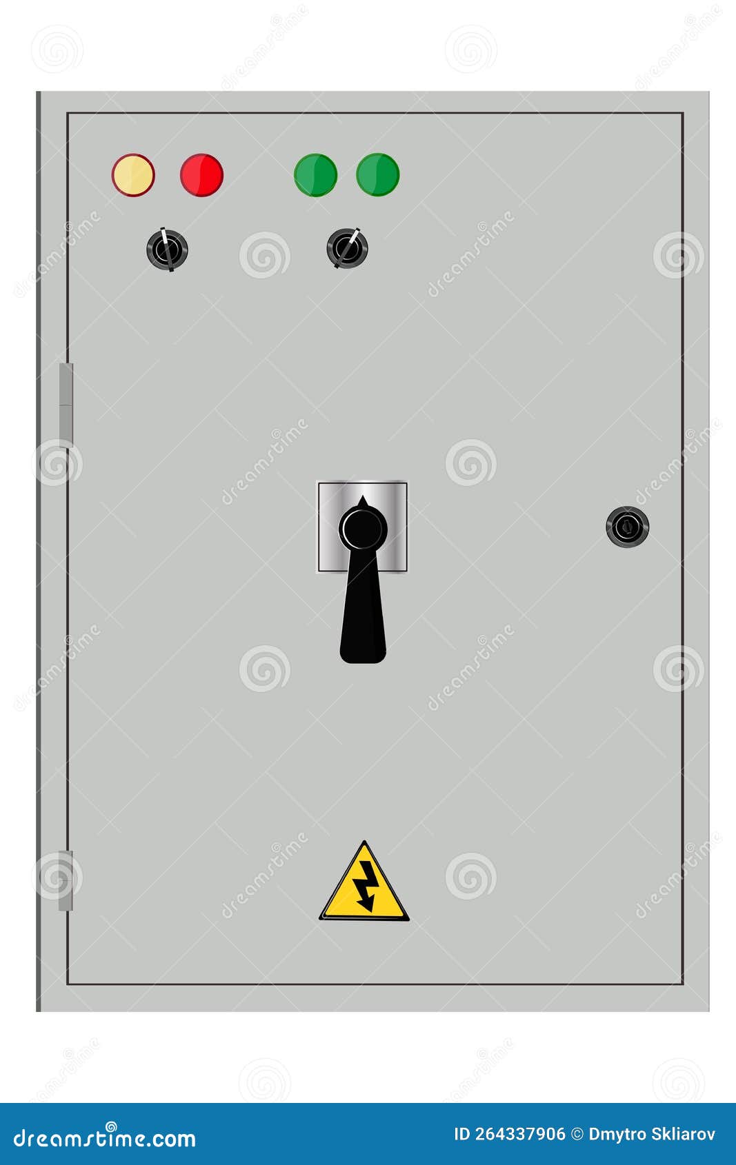 Electrical Box, Industrial Electrical Control Panel. Substation Stock