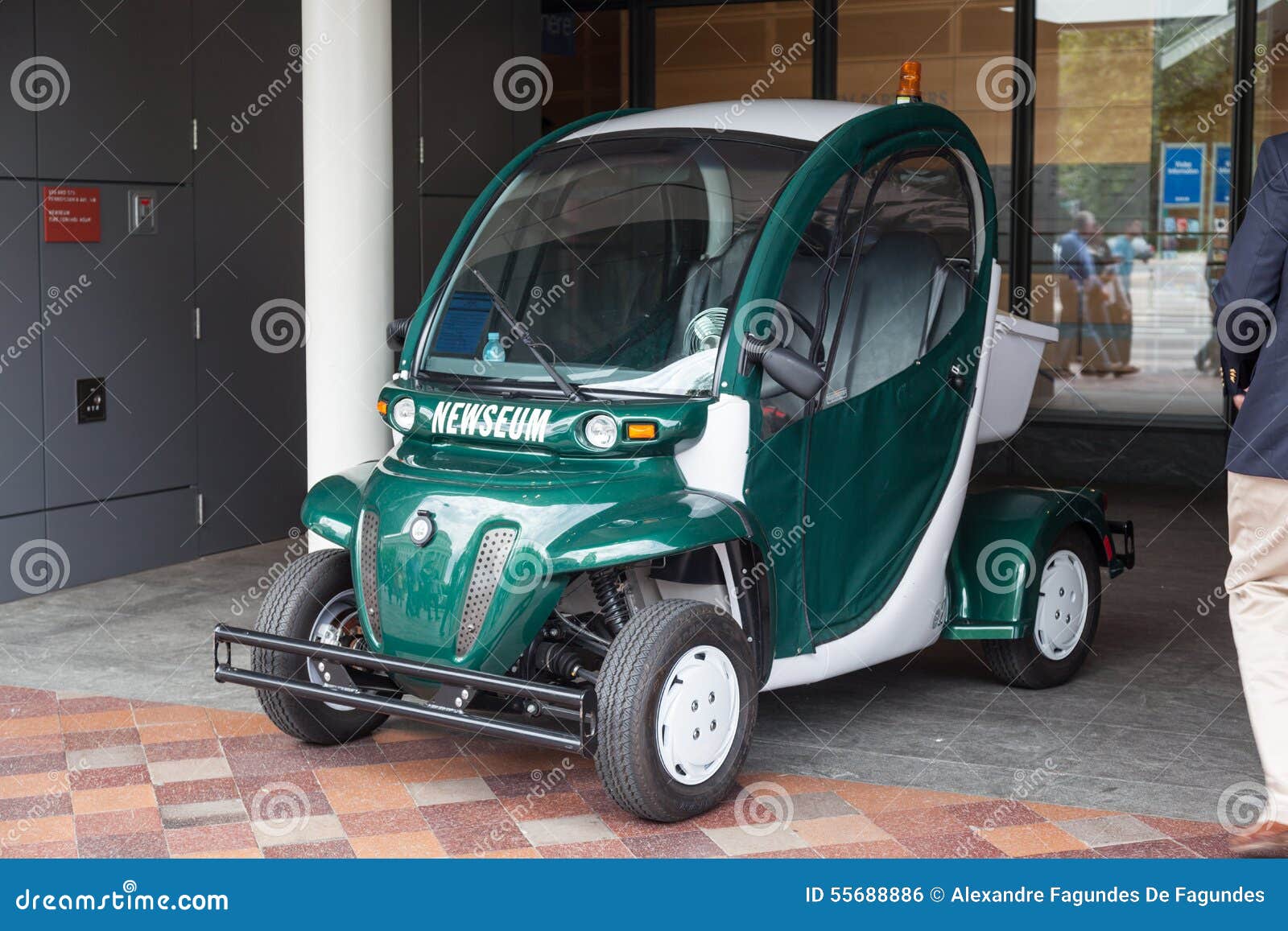 Electrical Car Washington DC Editorial Photo Image of green