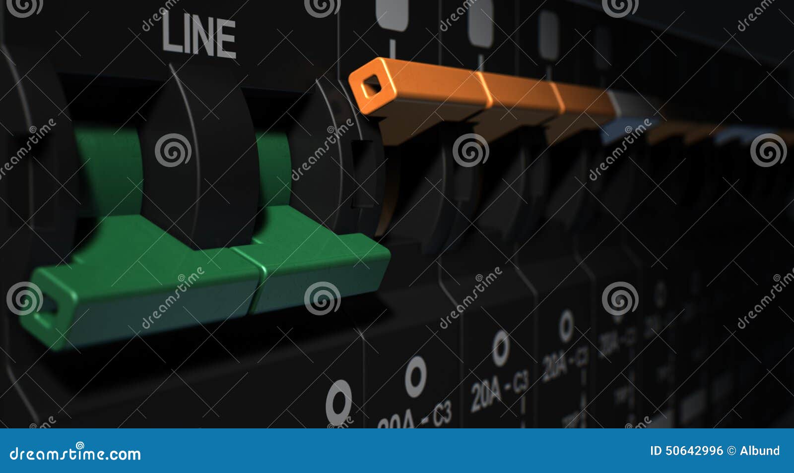 Electrical Circuit Breaker Panel Stock Photo Image of construction