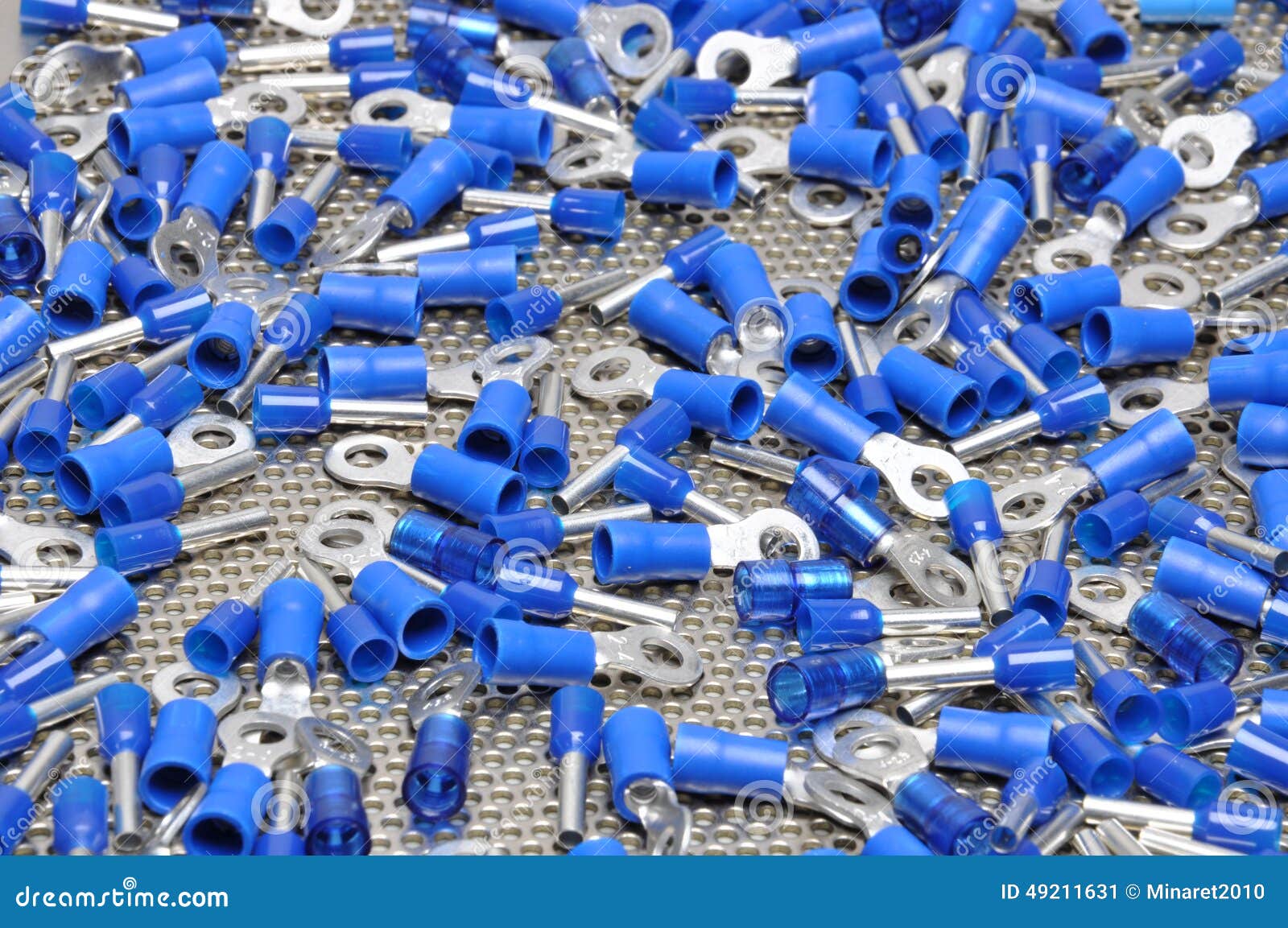 Electrical connectors stock image. Image of protection 49211631