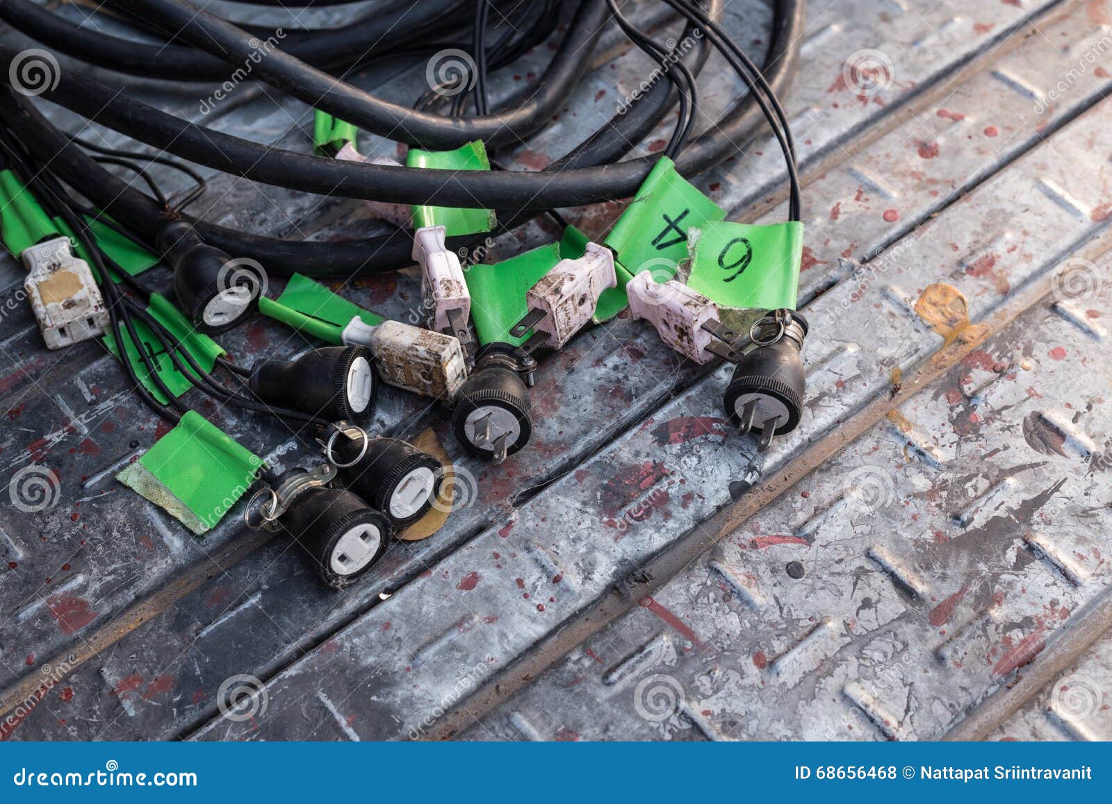 An Electrical Control Device To Control Lighting Equipment Stock Photo