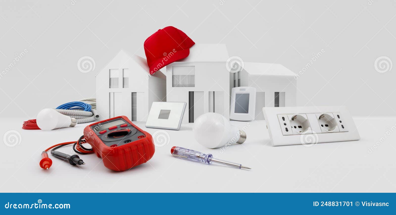 Electrical Controls for House Planning, Electrician Equipment Work