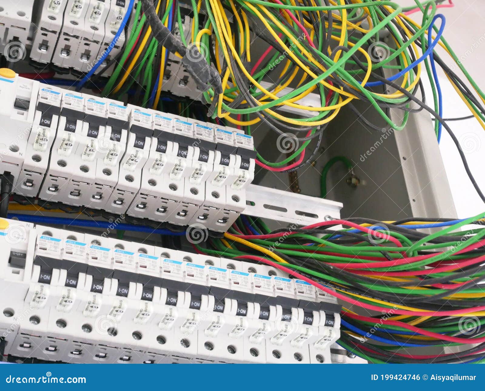 Electrical Distribution Board and it`s Component in the Installation