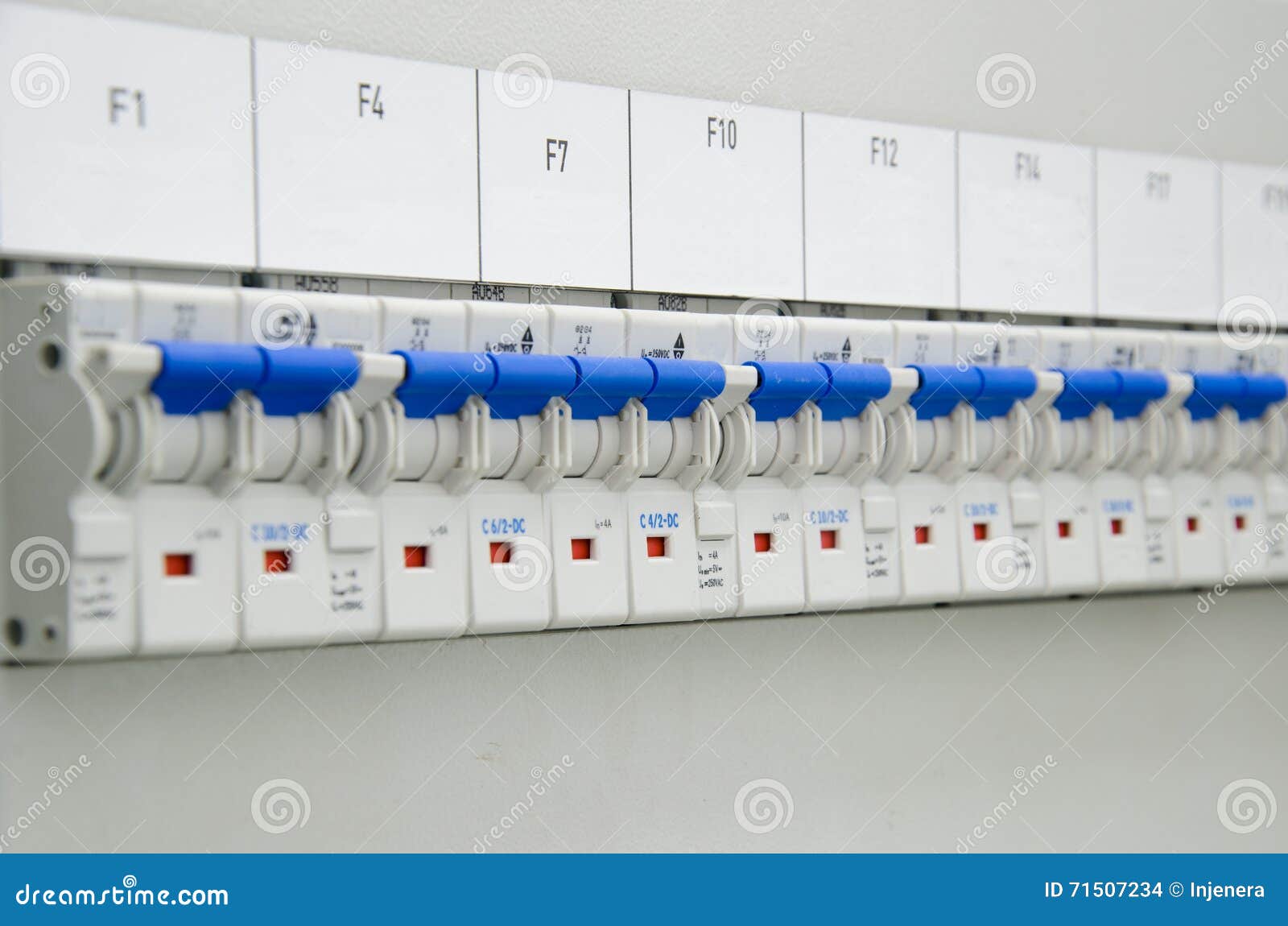 Electrical fusebox stock photo. Image of control, equipment 71507234