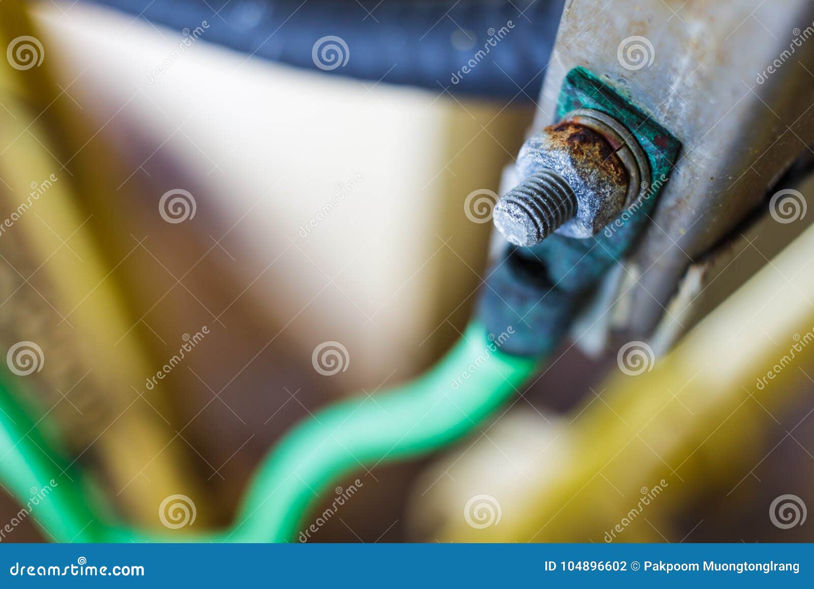 Grond wire stock photo. Image of electric, connect, fire 104896602