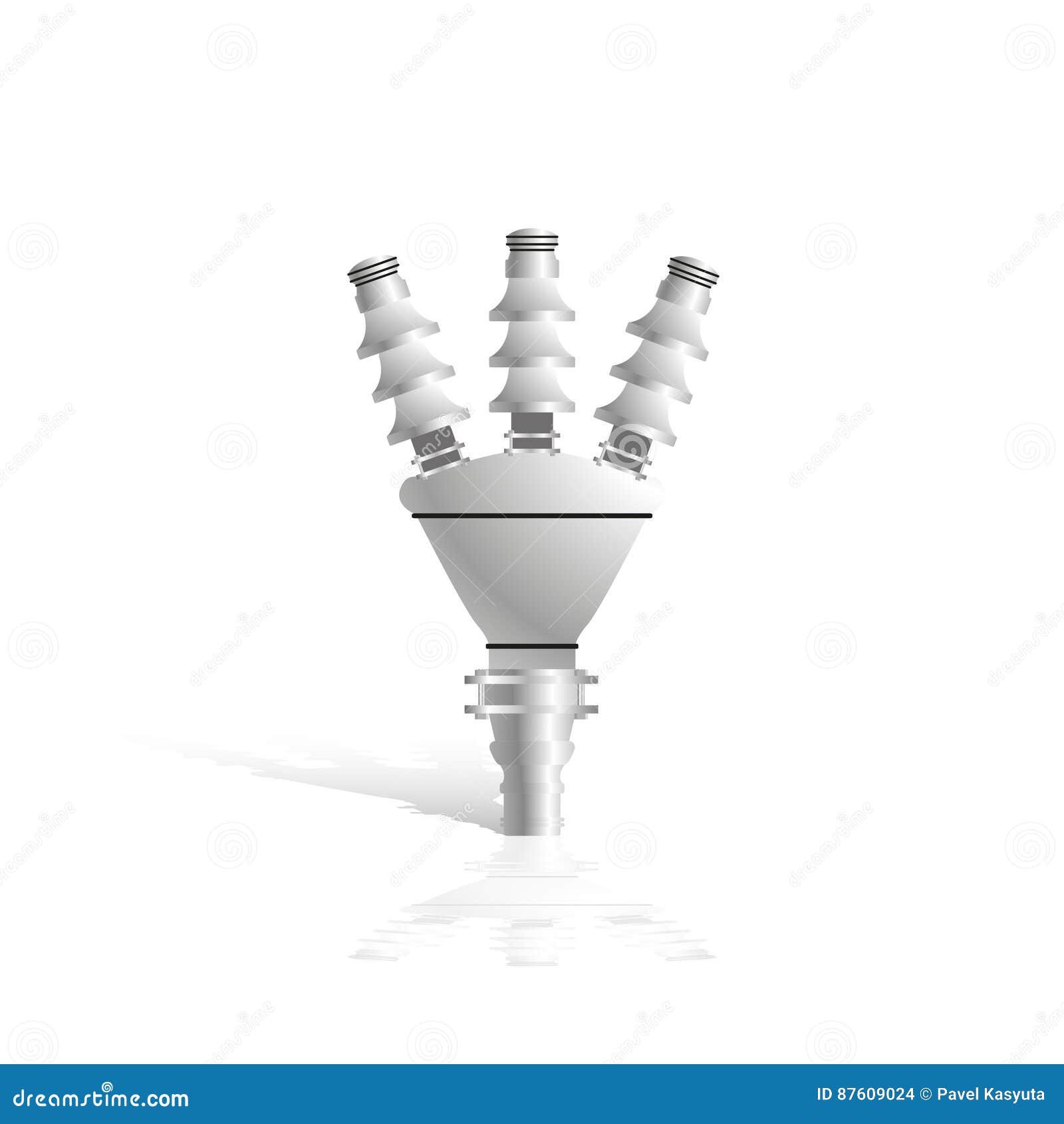 Electrical Insulator. Vector Illustration. Stock Vector Illustration