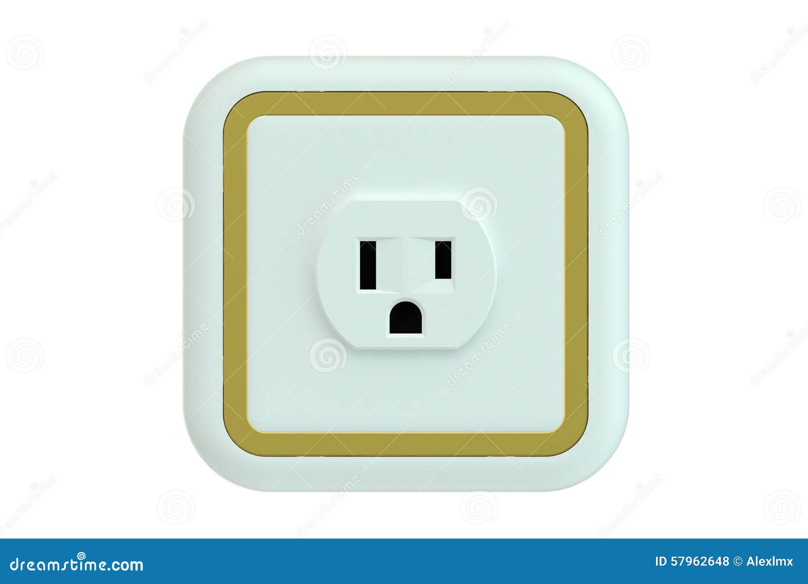 Electrical outlet stock illustration. Illustration of connection 57962648