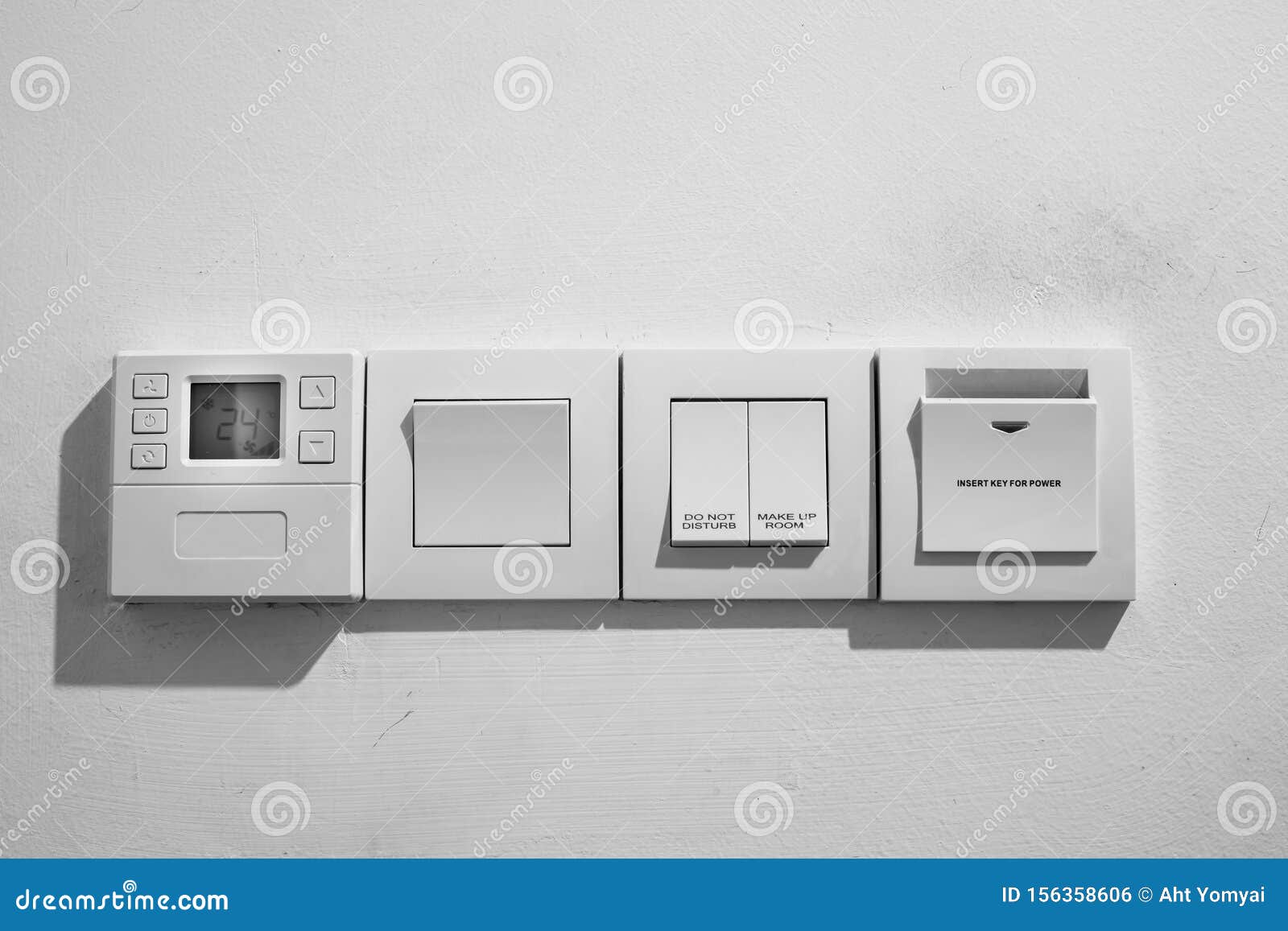 Electrical Outlets and Light Switches Stock Photo Image of object