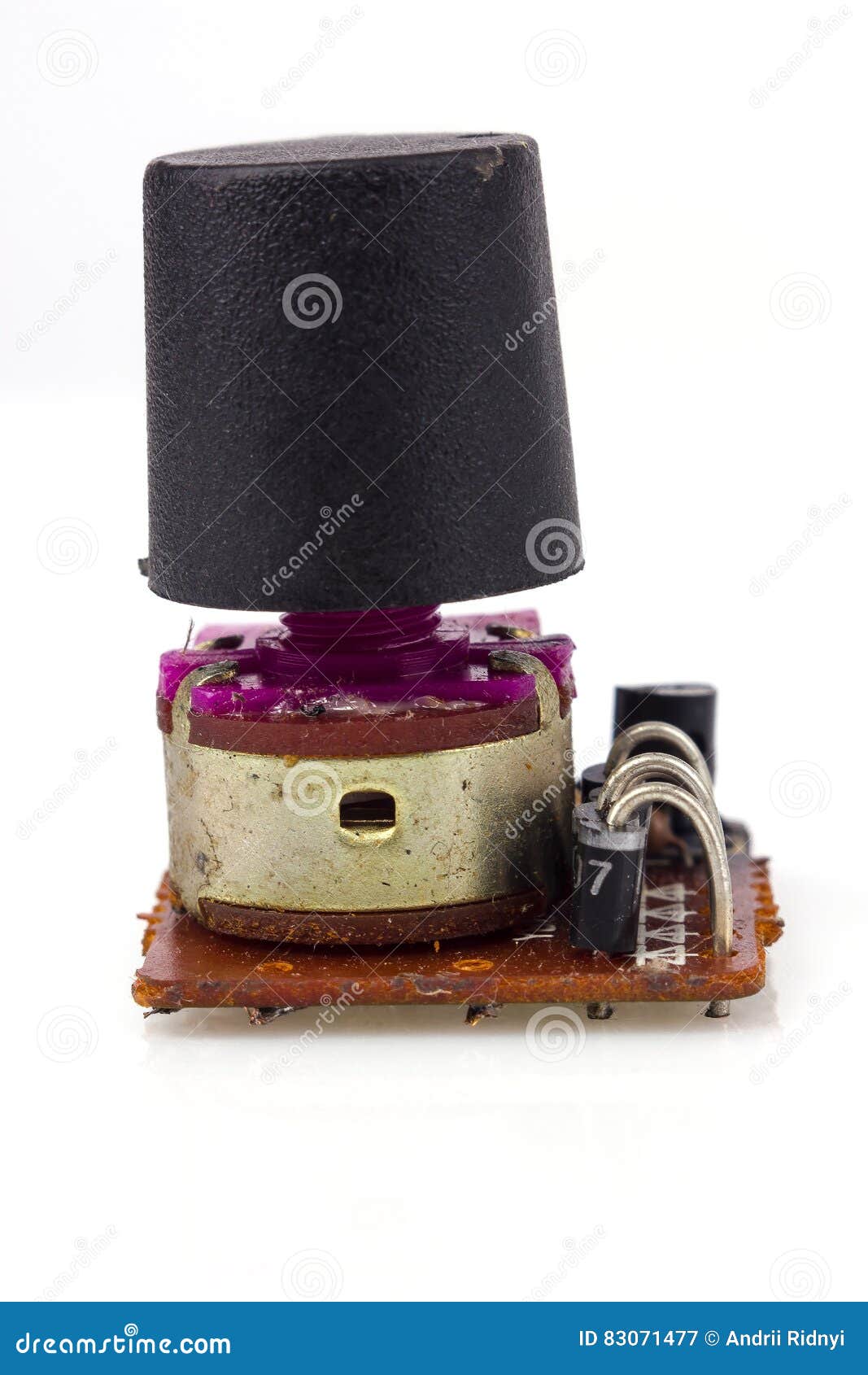 Electrical parts switch stock image. Image of button 83071477