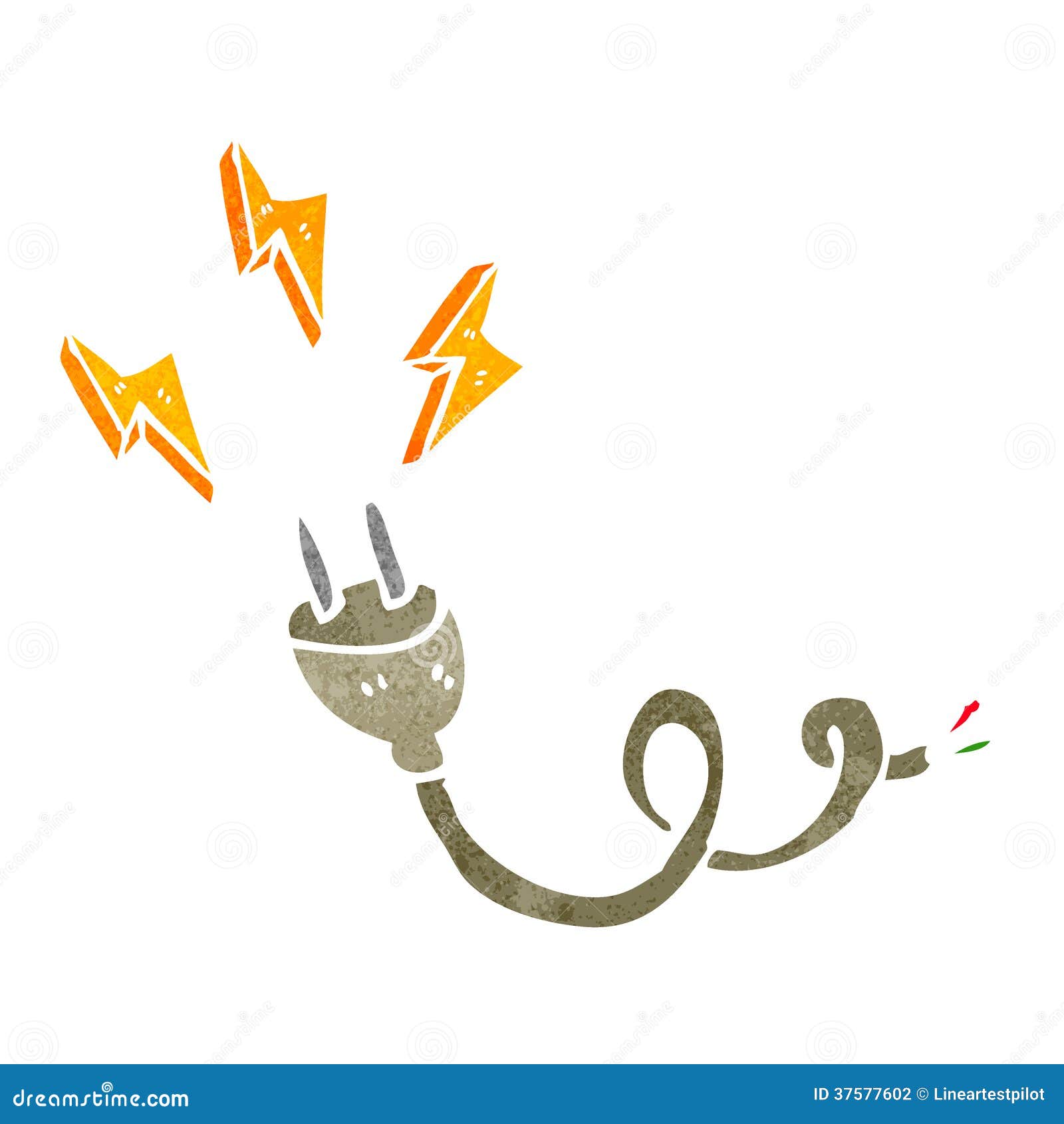 Electrical plug cartoon stock vector. Illustration of crazy 37577602