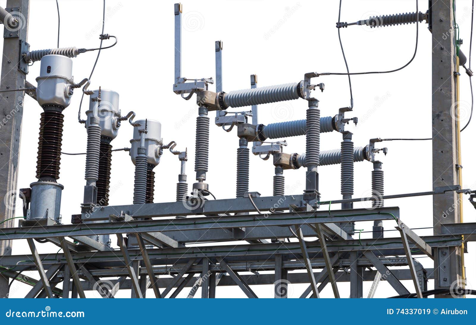 Electrical Power High Voltage Switchgear Stock Image Image of